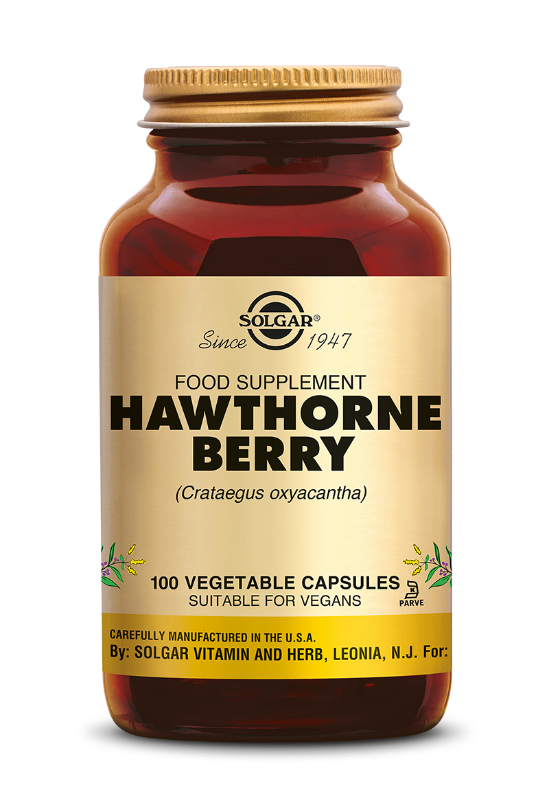 Solgar Hawthorne (Meidoorn) Berry Capsules afbeelding
