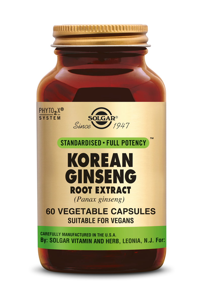 Solgar Ginseng Korean Root Extract Capsules