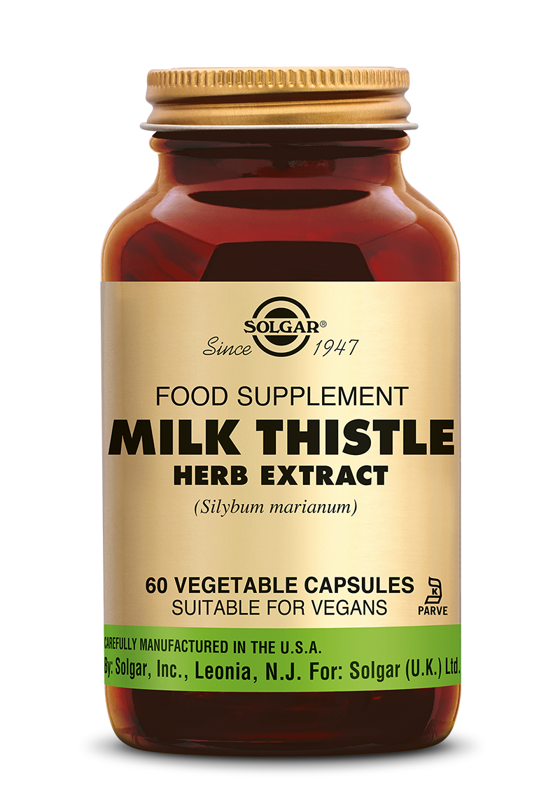 Solgar Milk Thistle Herb Extract (Mariadistel) Capsules