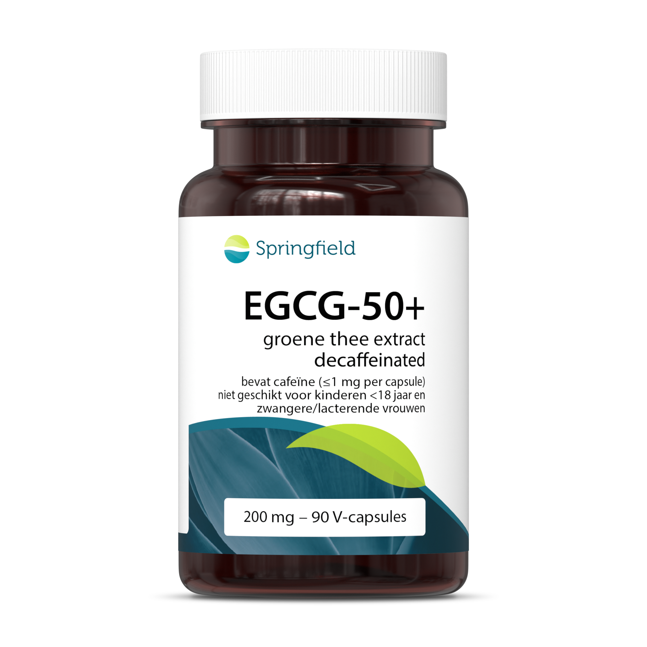 Springfield EGCG 50+groene Thee Extract Capsules afbeelding