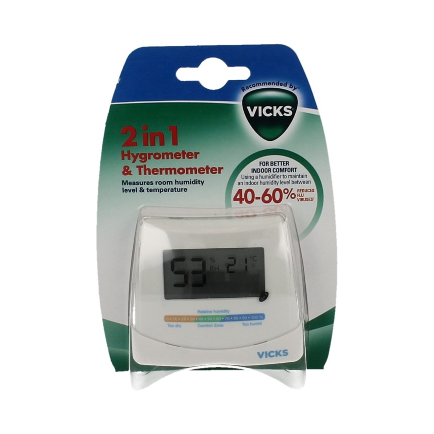 Image of Vicks Hygrometer Thermometer