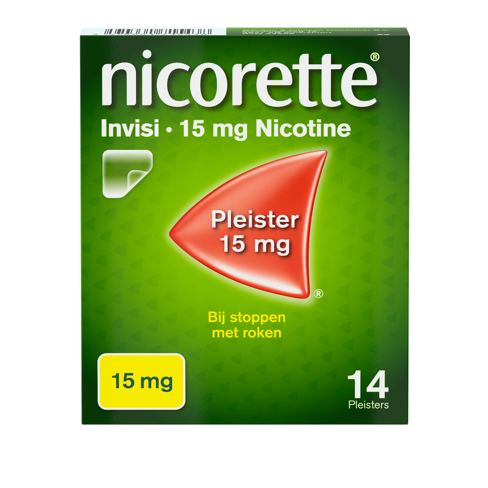 Image of Nicorette Invisi 15 mg Nicotine Pleister 