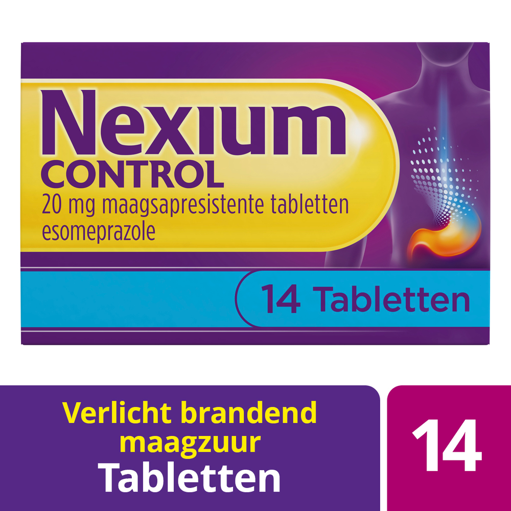 Image of Nexium Control Tabletten - voor brandend maagzuur 