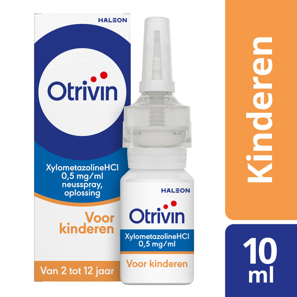 Otrivin Xylometazoline HCI 0,5 mg/ml Kinder Neusspray bij een verstopte neus