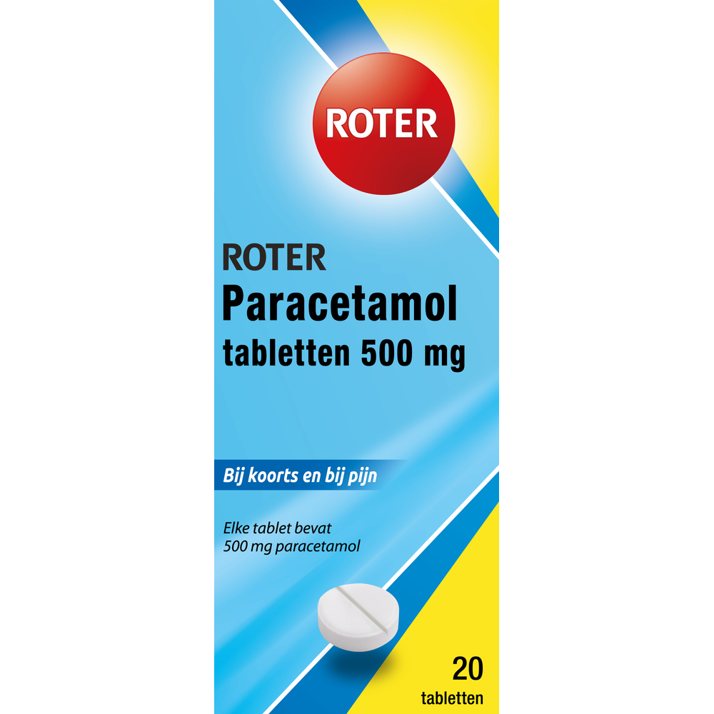 Roter Paracetamol Tabletten 500mg 20st