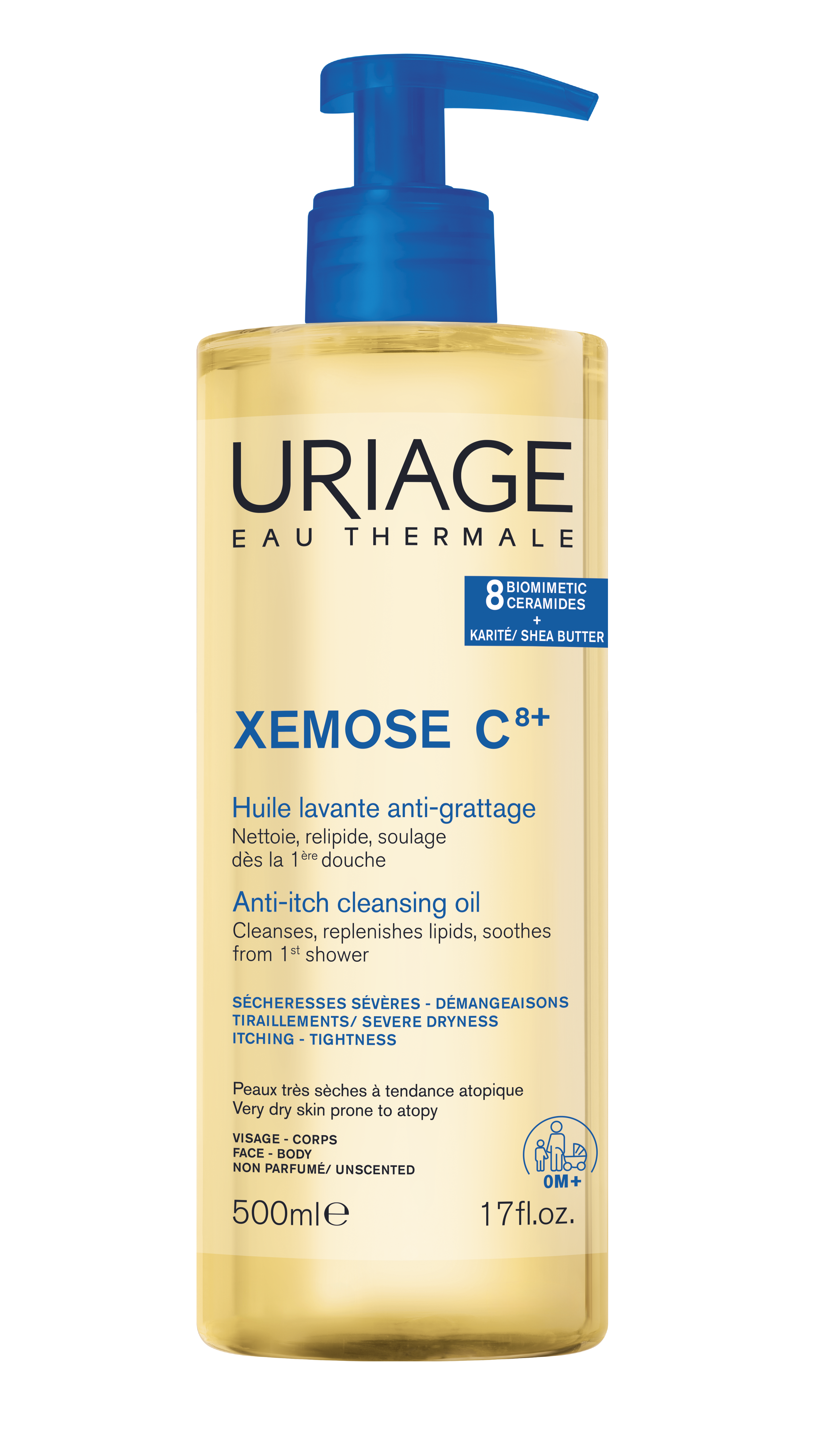 Uriage Xémose Cleansing Soothing Oil afbeelding