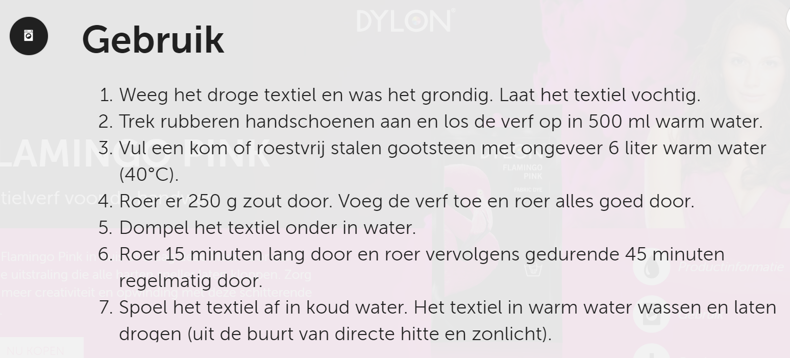 hengel Inefficiënt Gymnast Dylon Textielverf Handwas 29 Passion Pink 50GR | voordelig online kopen |  De Online Drogist