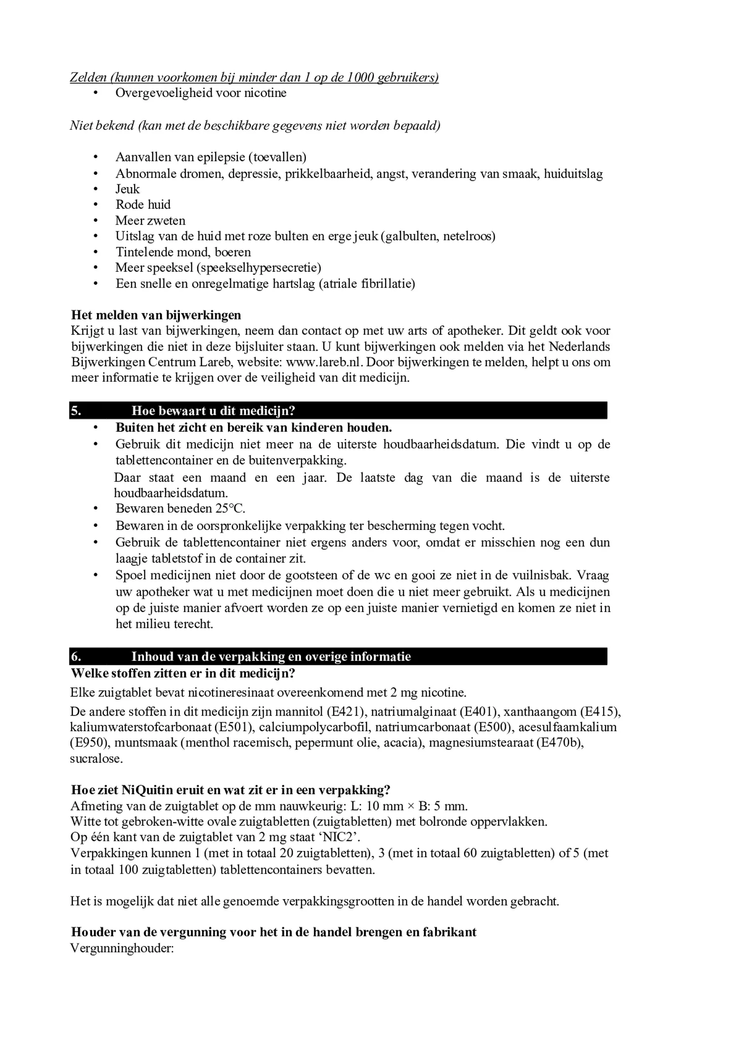 Minizuigtabletten Mint 2.0mg afbeelding van document #7, bijsluiter
