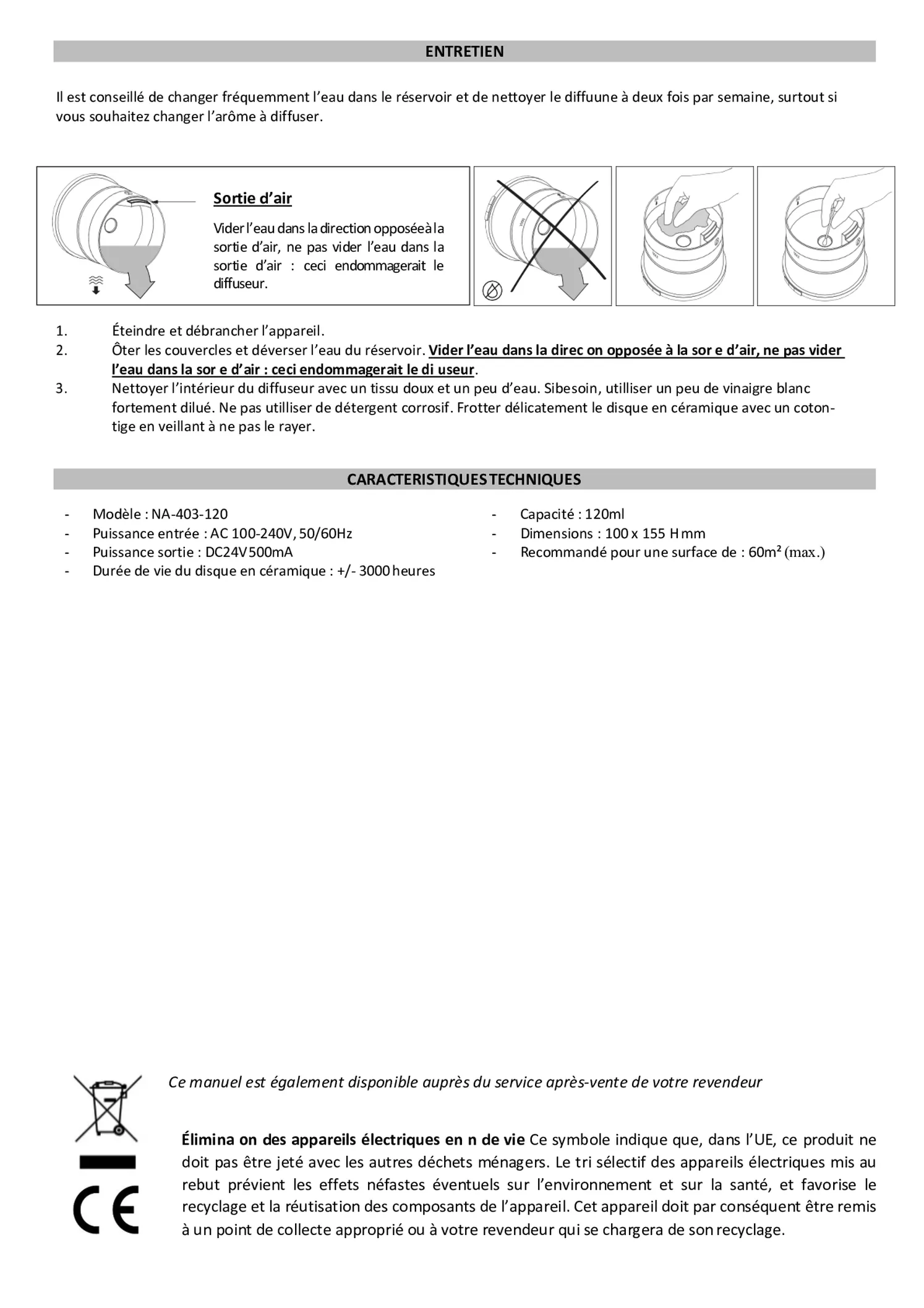 Leaves Aroma Diffuser afbeelding van document #10, gebruiksaanwijzing
