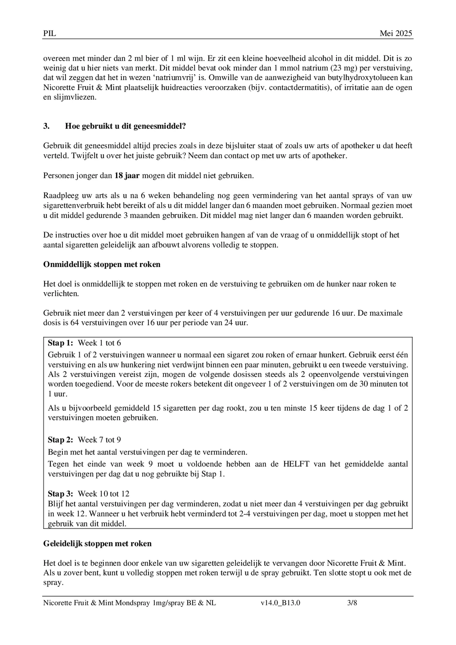 Fruit & Mint Mondspray afbeelding van document #3, bijsluiter