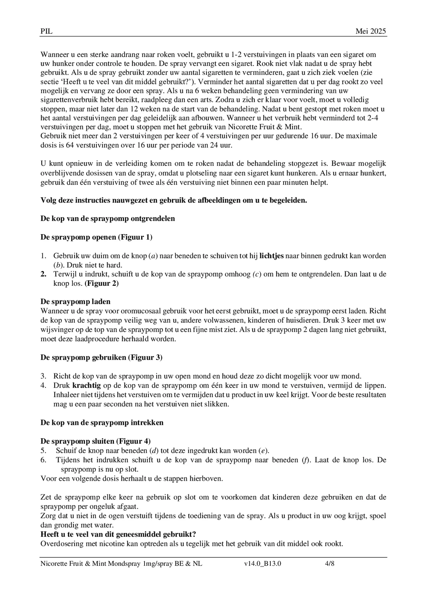 Fruit & Mint Mondspray afbeelding van document #4, bijsluiter