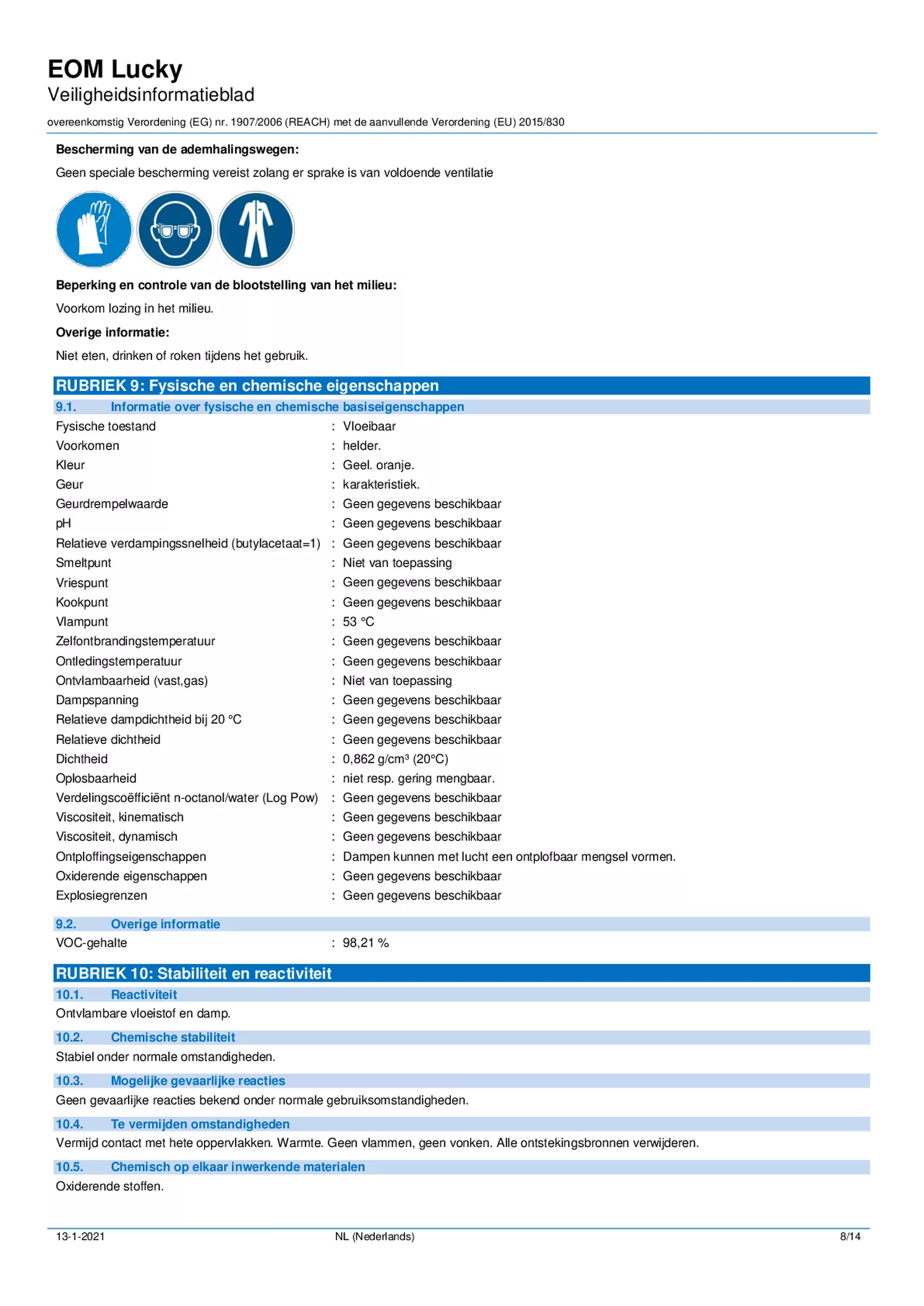 Essentiële Olie Lucky afbeelding van document #8, etiket