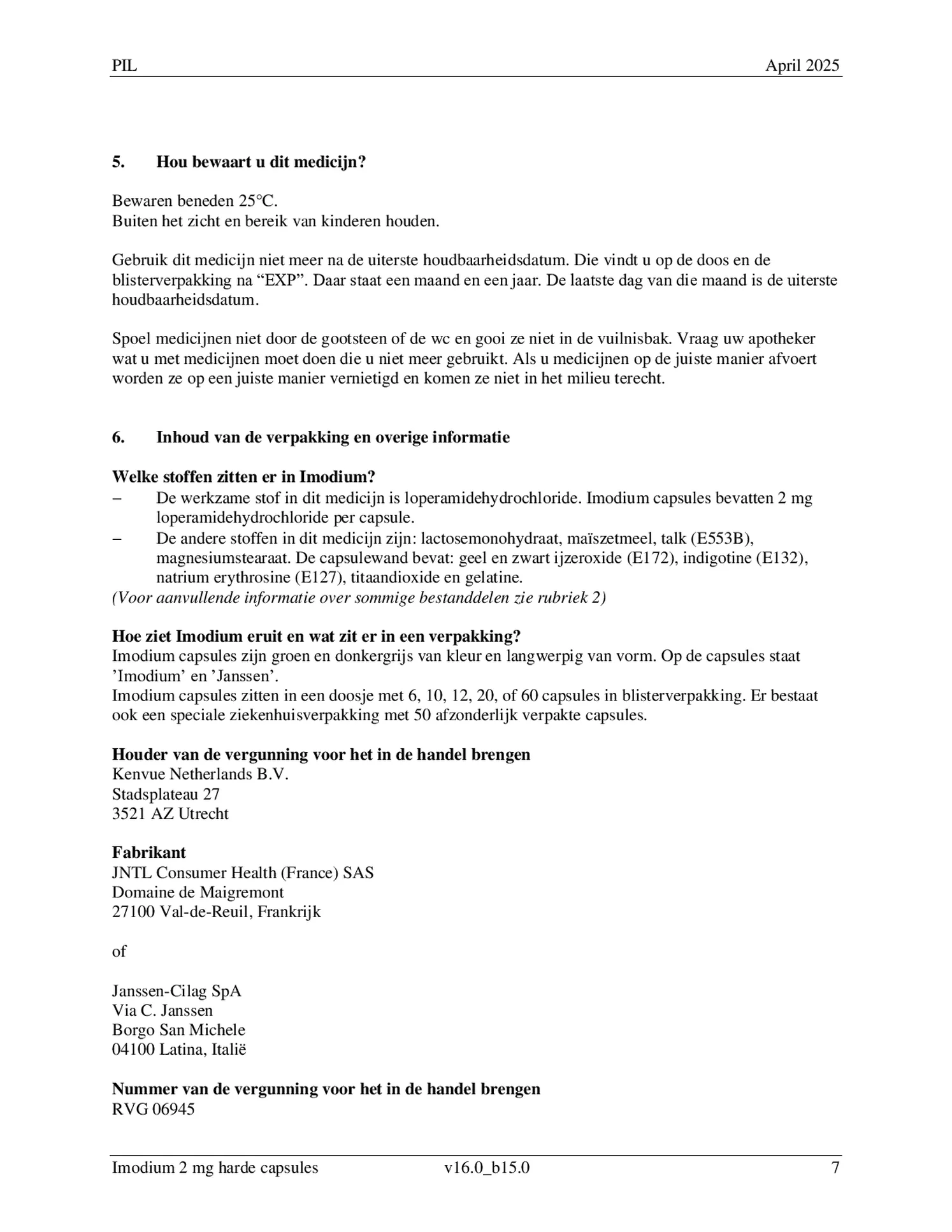 Capsules 2mg afbeelding van document #7, bijsluiter