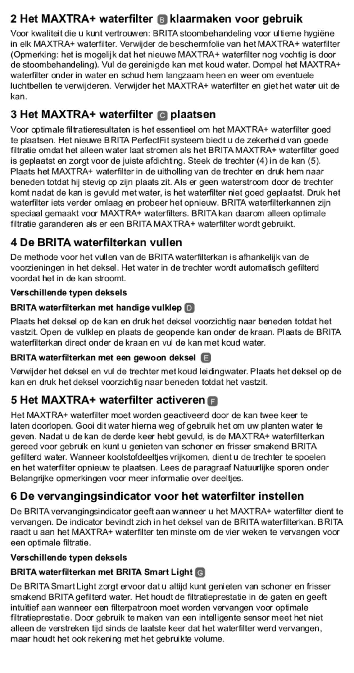 Waterfilterkan Marella Wit XL + 1 Maxtra Filterpatroon afbeelding van document #22, gebruiksaanwijzing