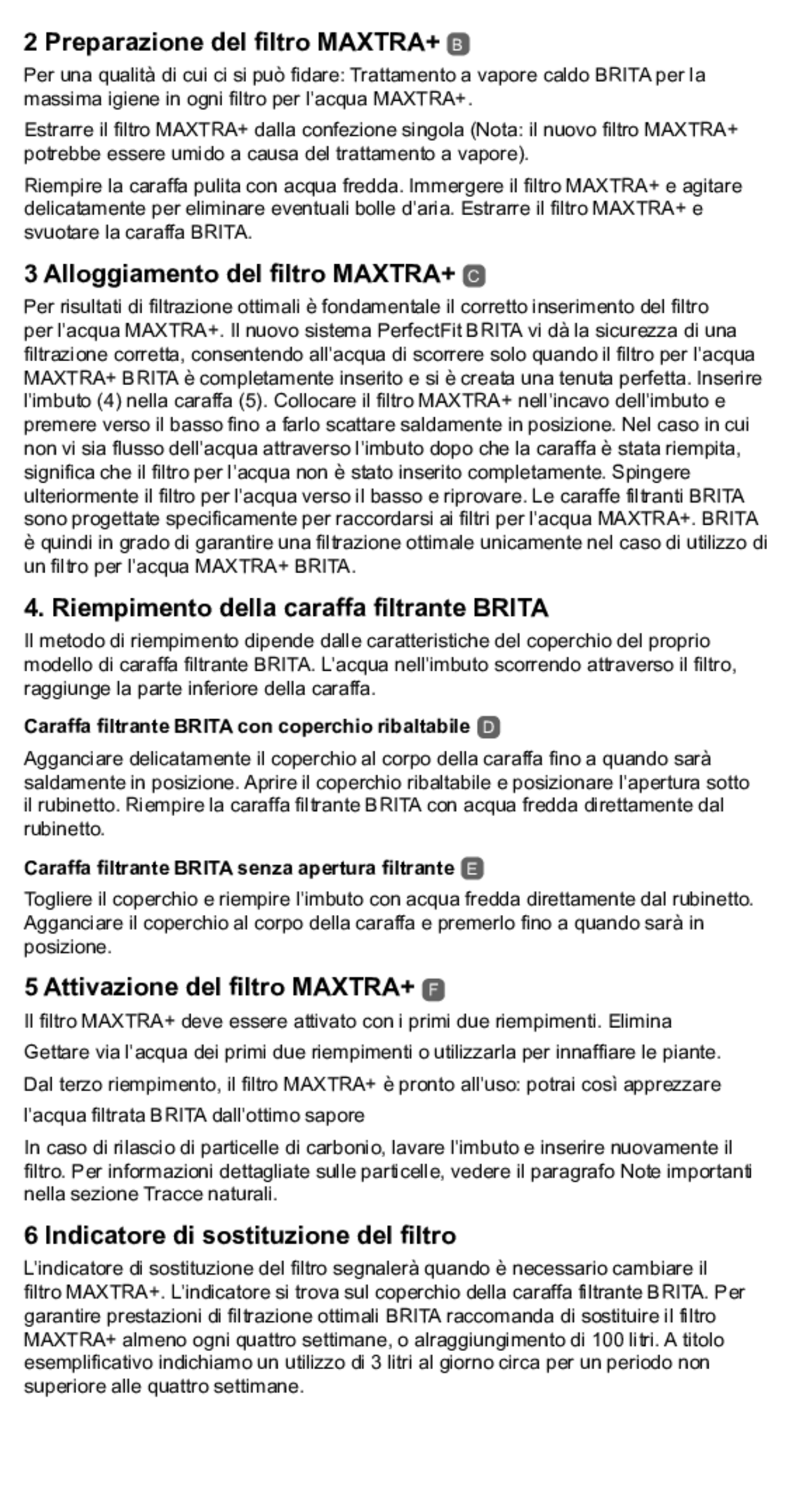 Waterfilterkan Marella Blauw XL + 1 Maxtra Filterpatroon afbeelding van document #15, gebruiksaanwijzing
