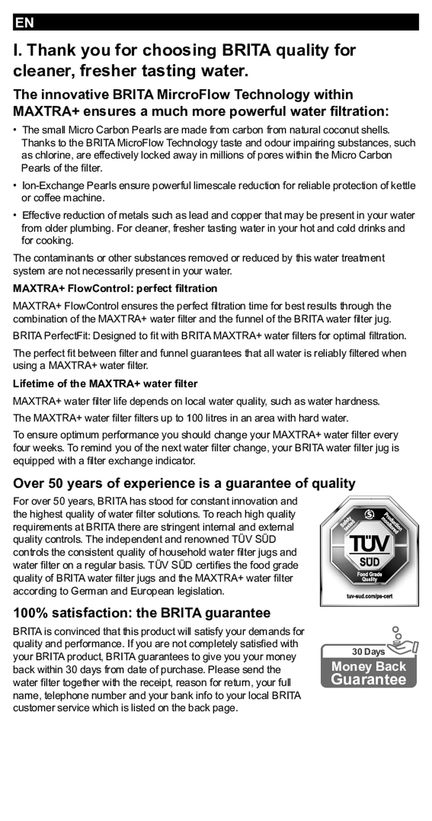 Waterfilterkan Marella Grafiet + 1 Maxtra Filterpatroon afbeelding van document #37, gebruiksaanwijzing