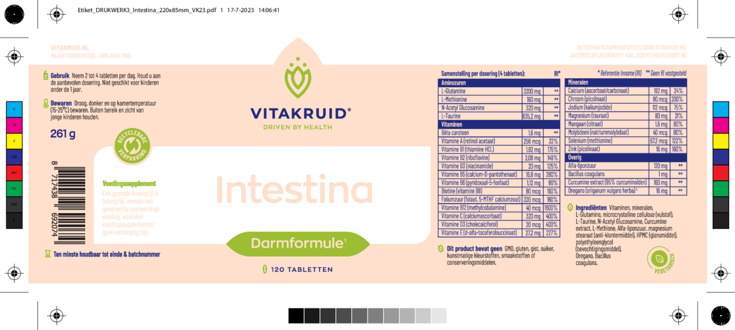 Intestina Tabletten afbeelding van document #1, etiket