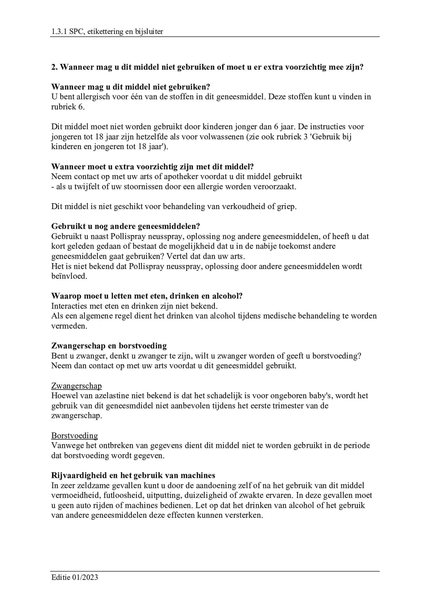 1mg/ml  Neusspray, oplossing afbeelding van document #2, bijsluiter