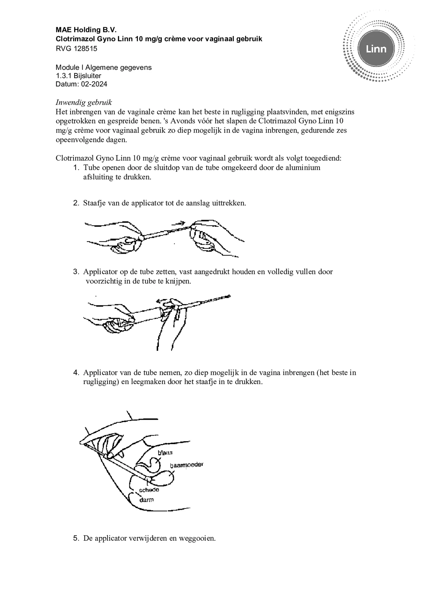Clotrimazol 10mg/g Vaginale Crème afbeelding van document #4, bijsluiter