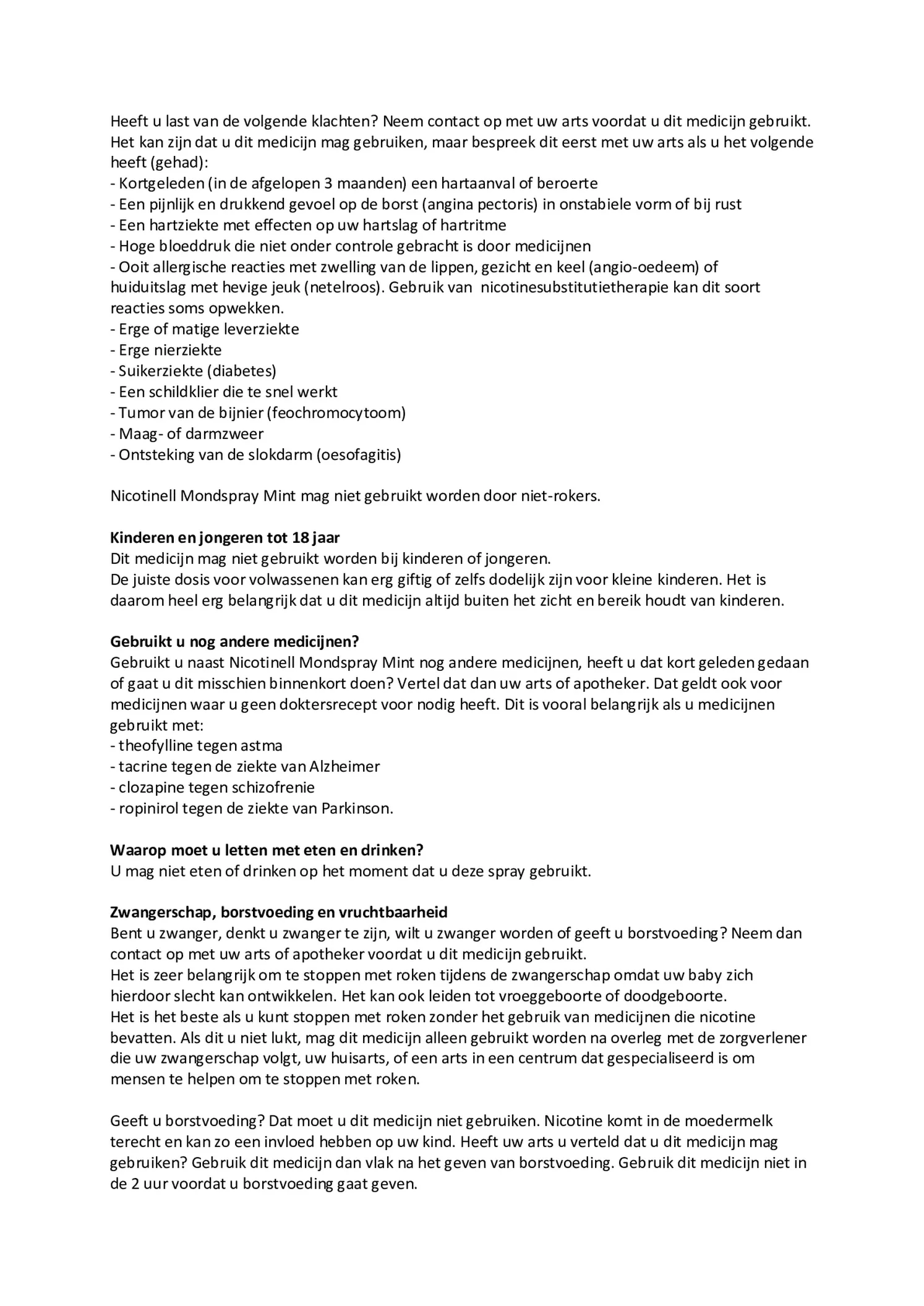 Mondspray Mint 1mg afbeelding van document #2, bijsluiter