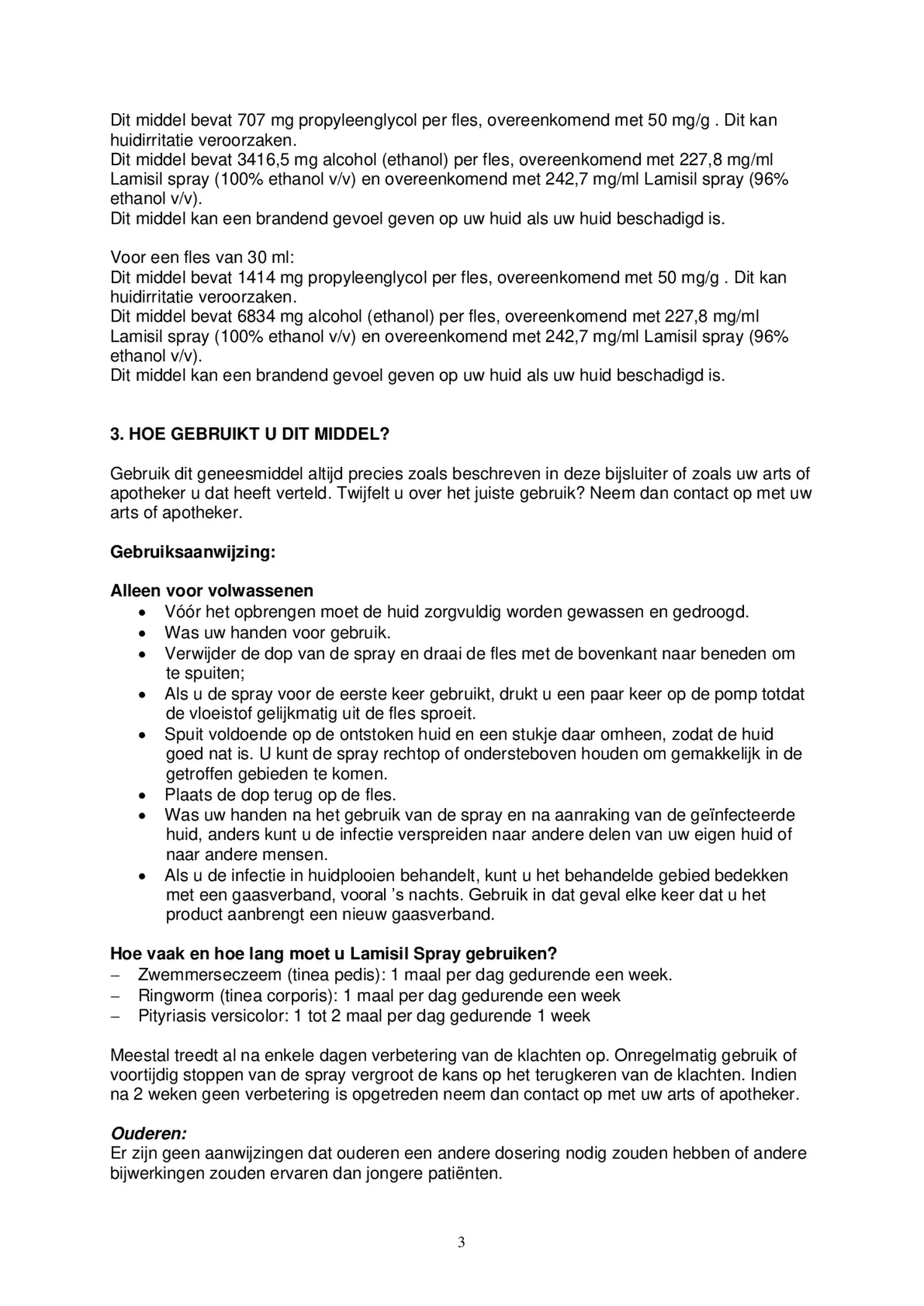 1% Terbinafine 10mg/g Huidspray afbeelding van document #3, bijsluiter