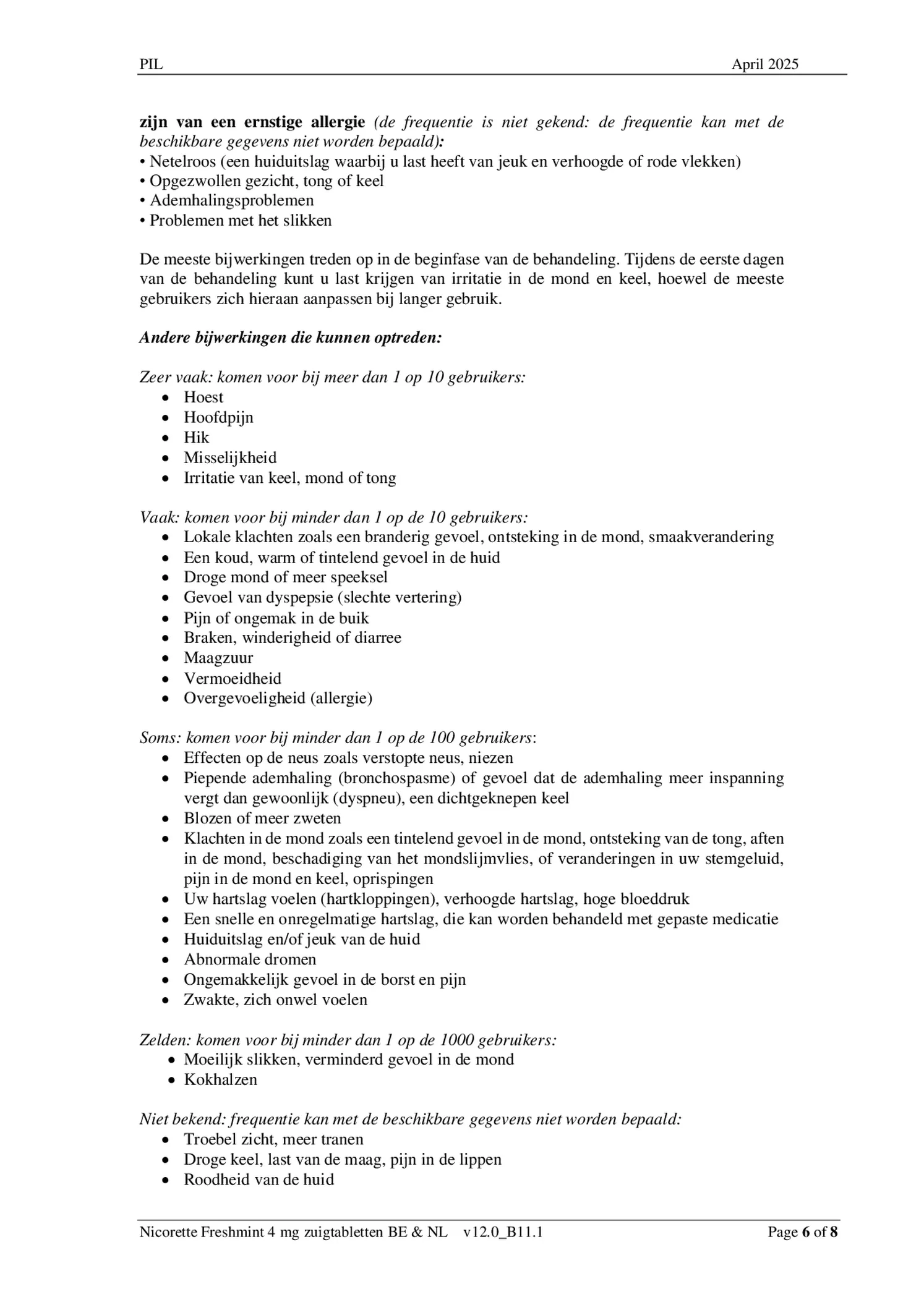 Freshmint Zuigtabletten 4mg afbeelding van document #6, bijsluiter