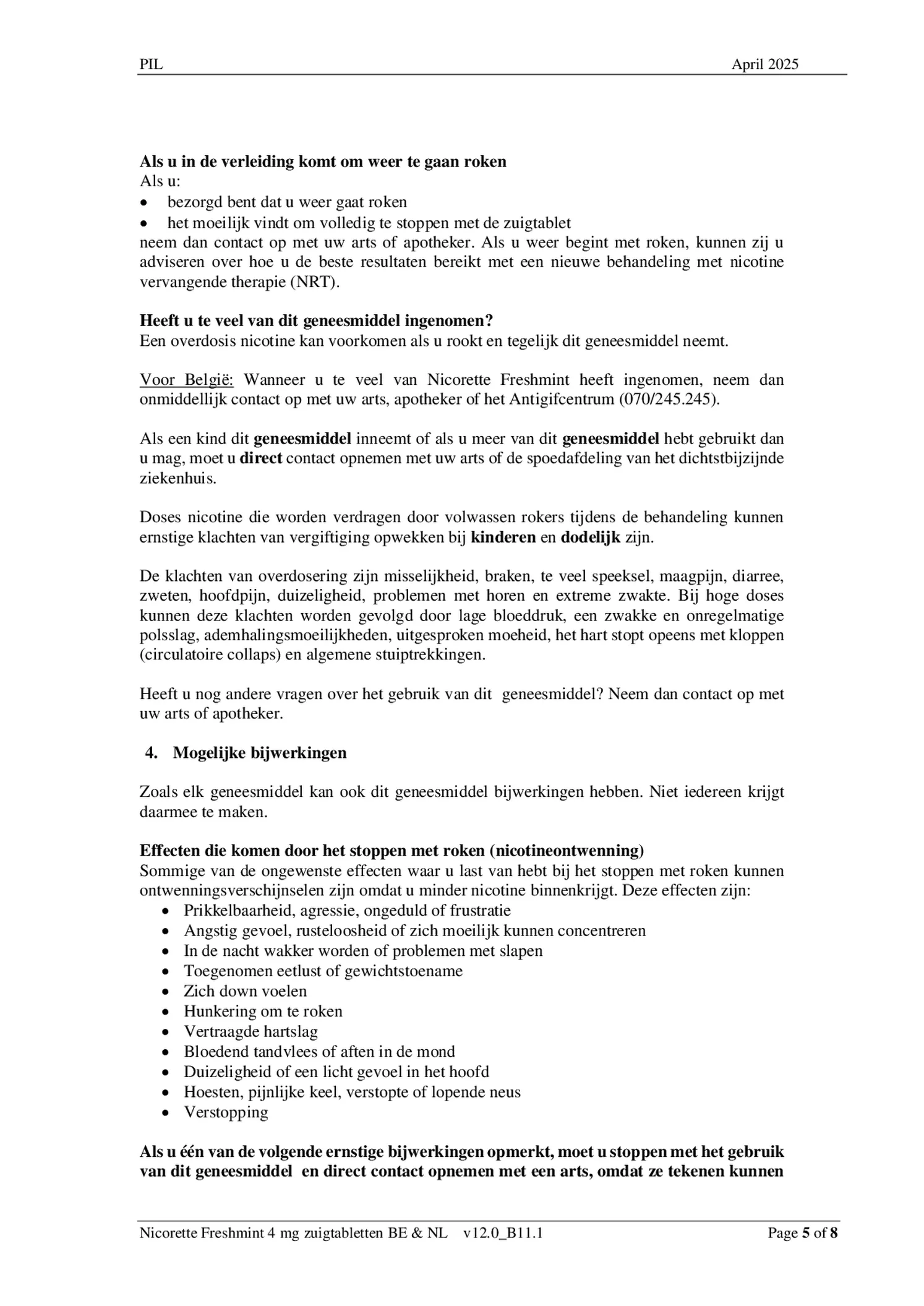 Freshmint Zuigtabletten 4mg afbeelding van document #5, bijsluiter