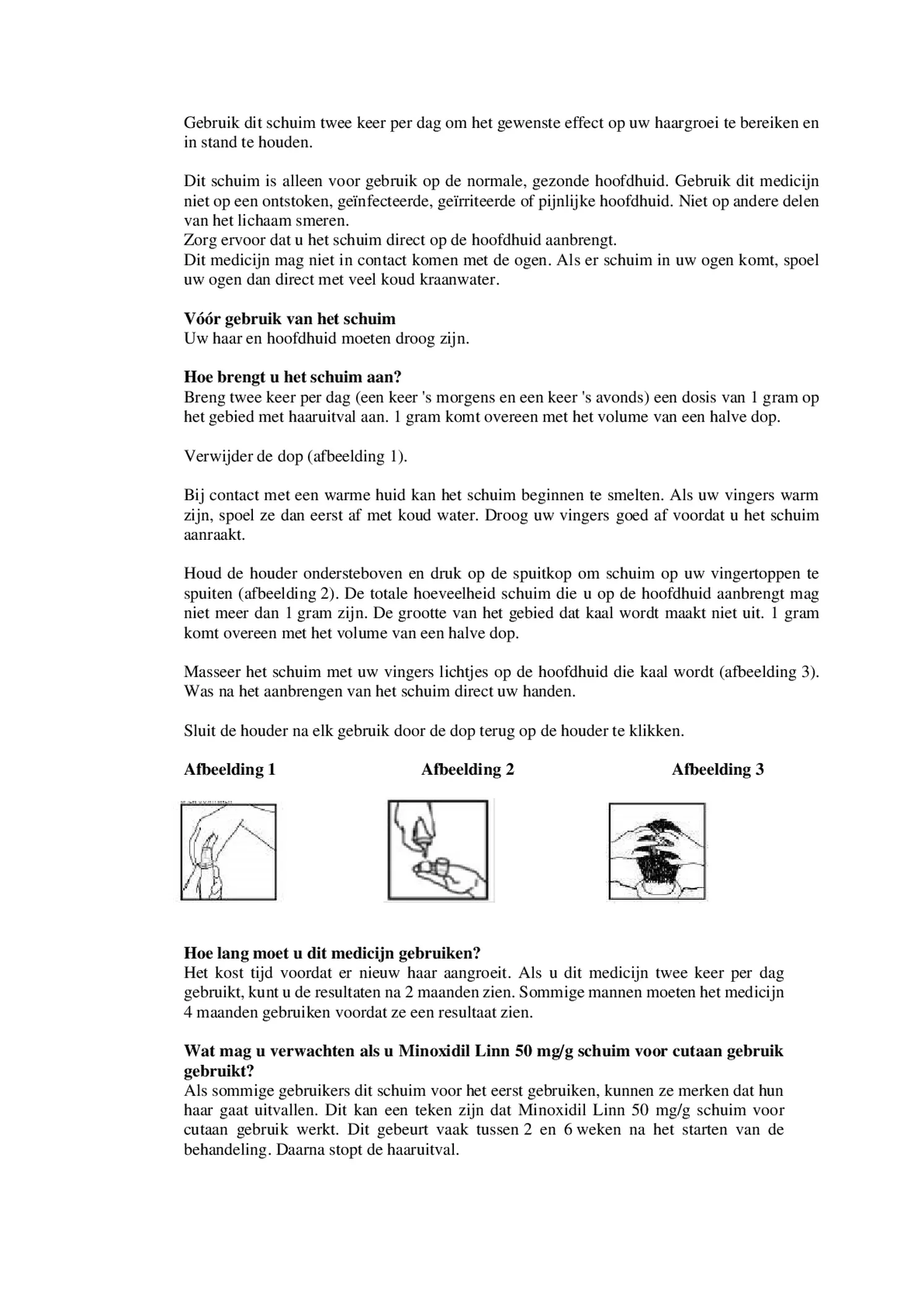 Minoxidil 50mg Foam afbeelding van document #4, bijsluiter