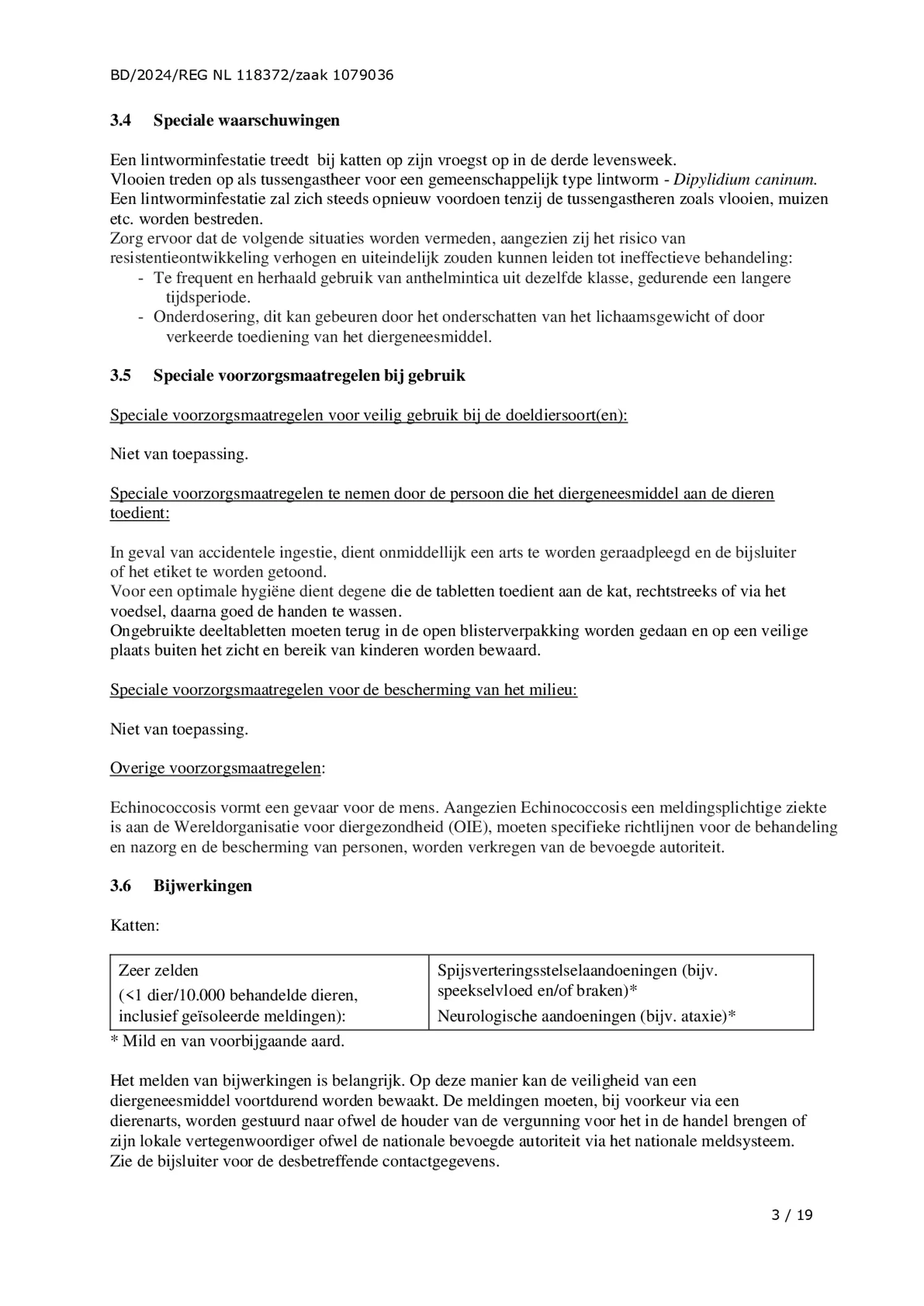 Wormmiddel all-in-one Kat afbeelding van document #3, bijsluiter
