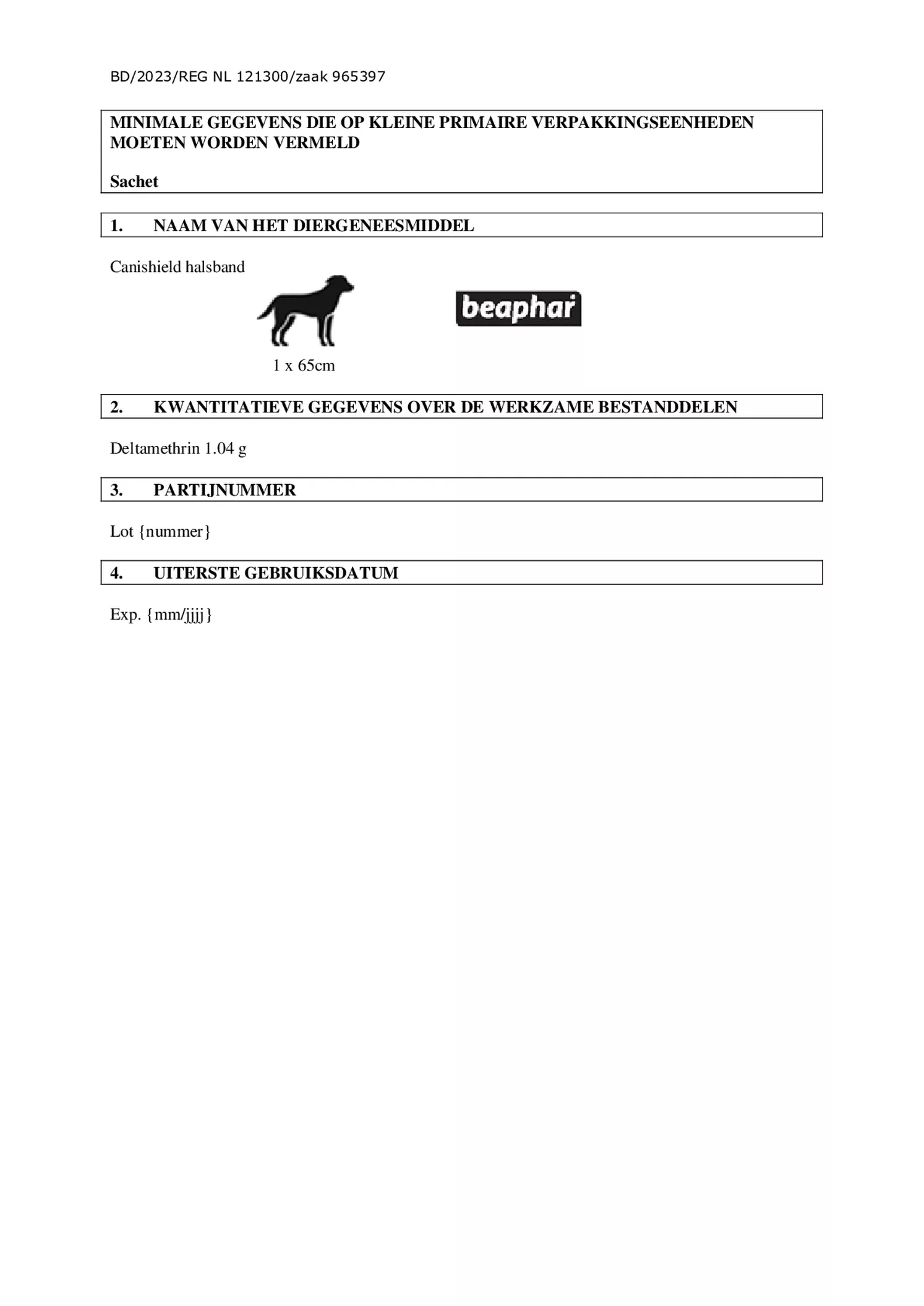 FIPROtec tegen Vlooien en Teken Grote Honden afbeelding van document #11, bijsluiter