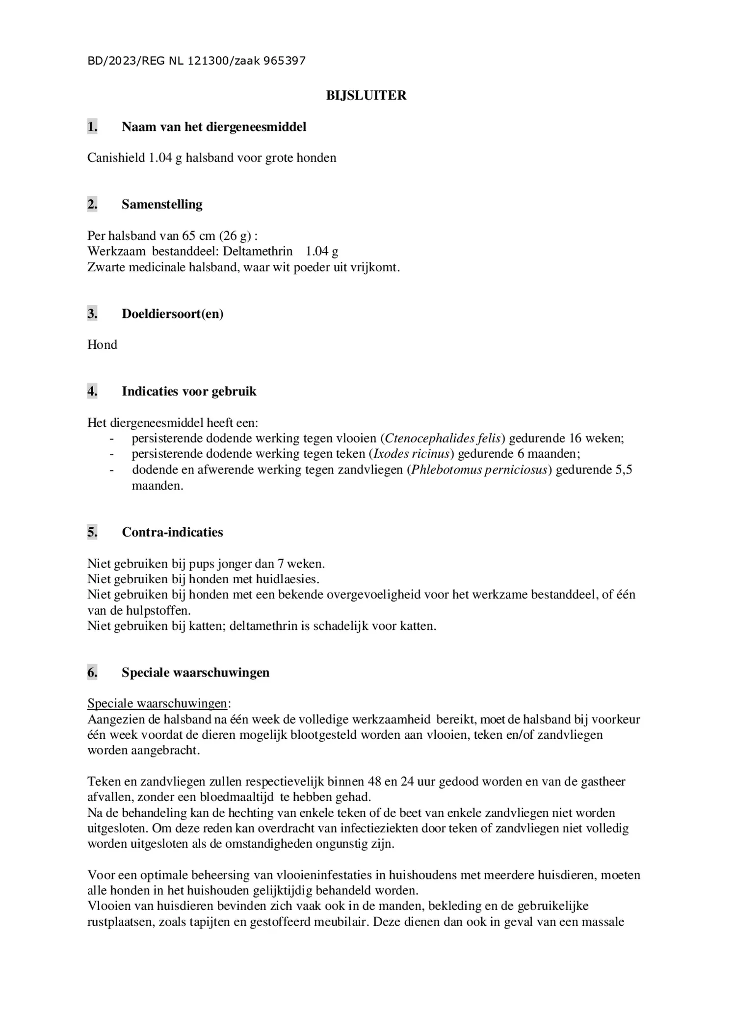 FIPROtec tegen Vlooien en Teken Grote Honden afbeelding van document #13, bijsluiter