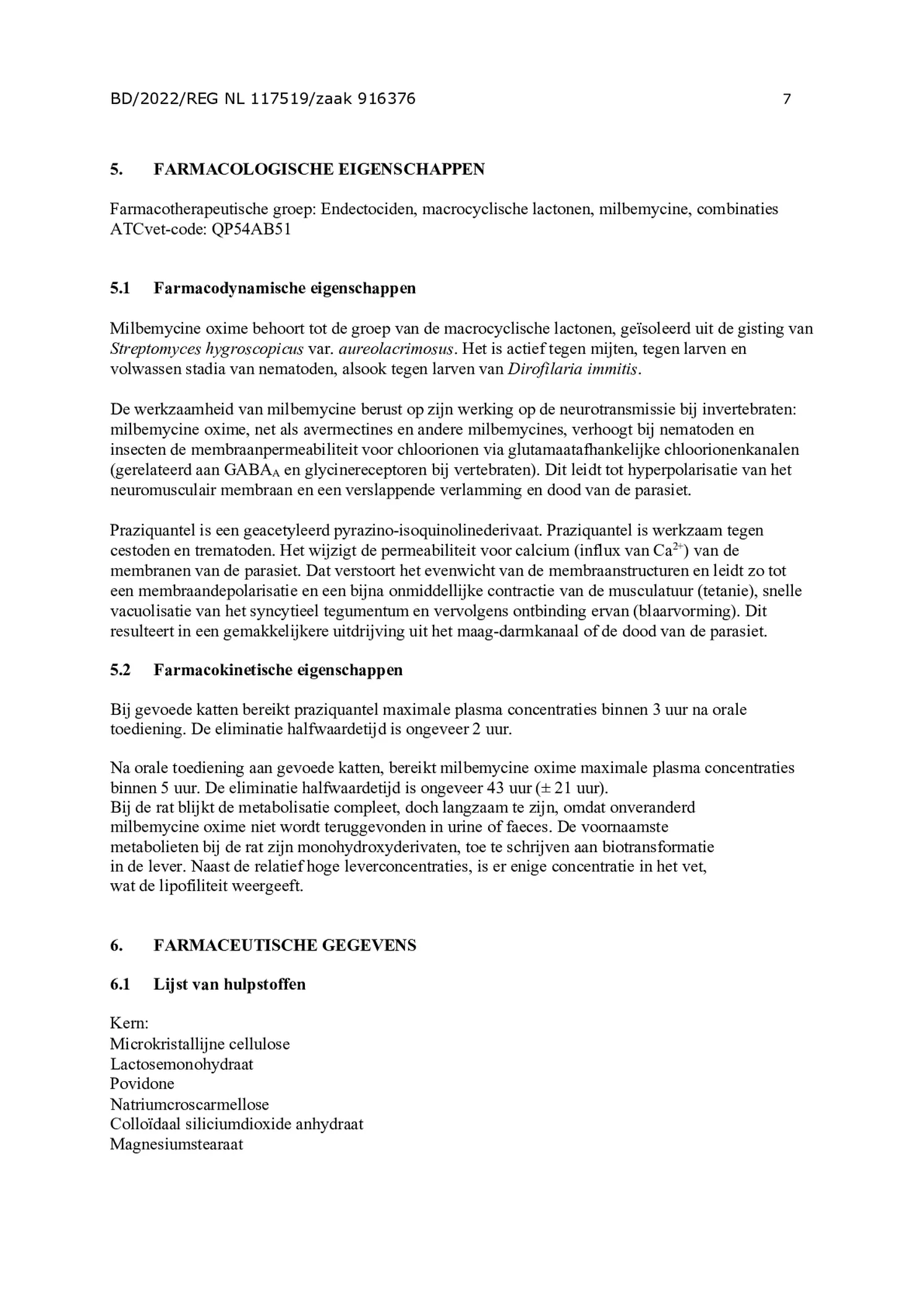Milquestra Ontwormingsmiddel Katten en Kittens 0.5 - 4KG afbeelding van document #7, bijsluiter