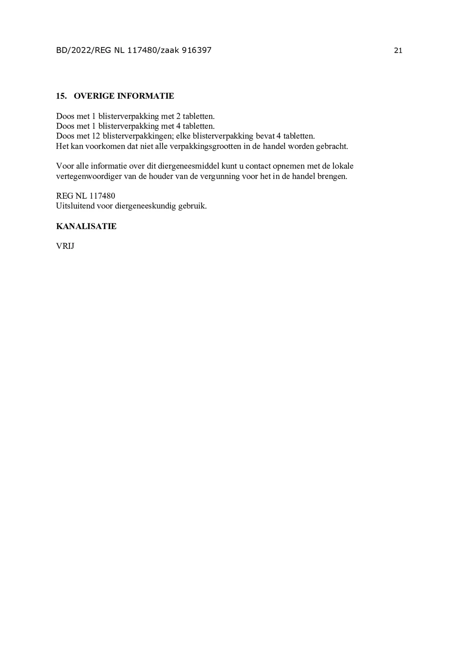 Milquestra Ontwormingsmiddel Honden vanaf 5KG afbeelding van document #21, bijsluiter