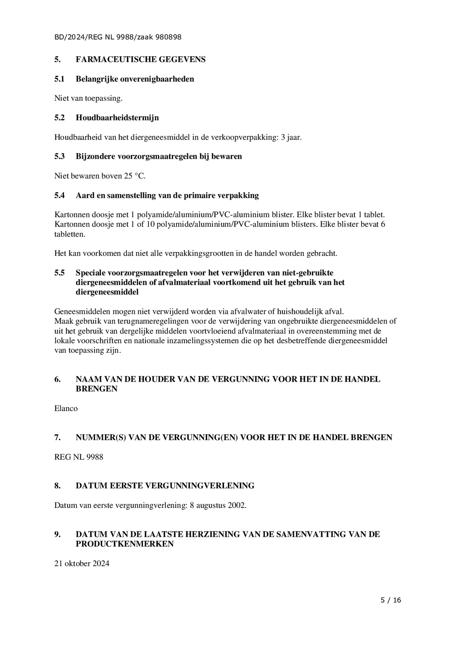Vlo Kill Katten en Kleine Honden afbeelding van document #5, bijsluiter