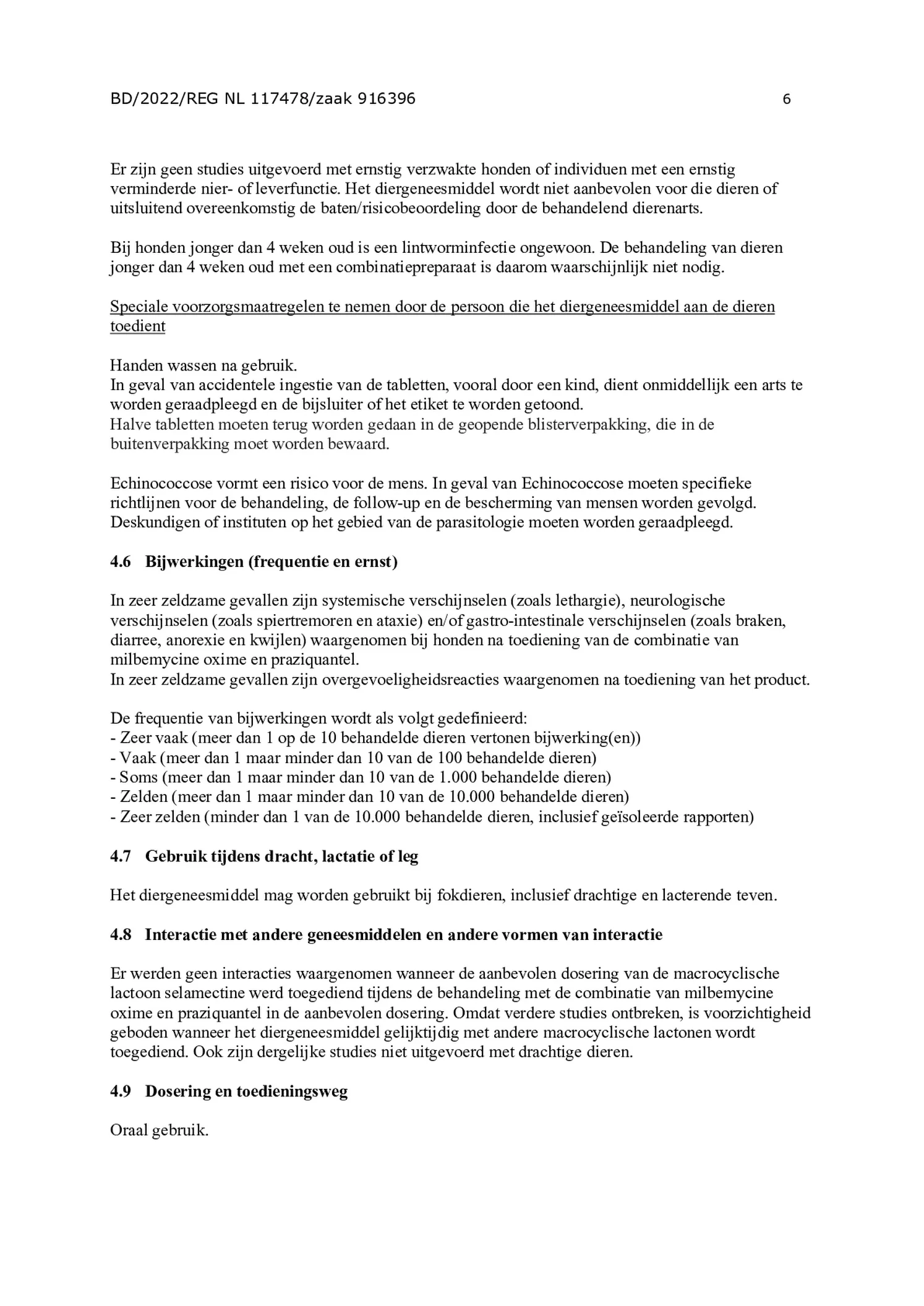 Milquestra Ontwormingsmiddel Honden 0.5 - 10KG afbeelding van document #6, bijsluiter