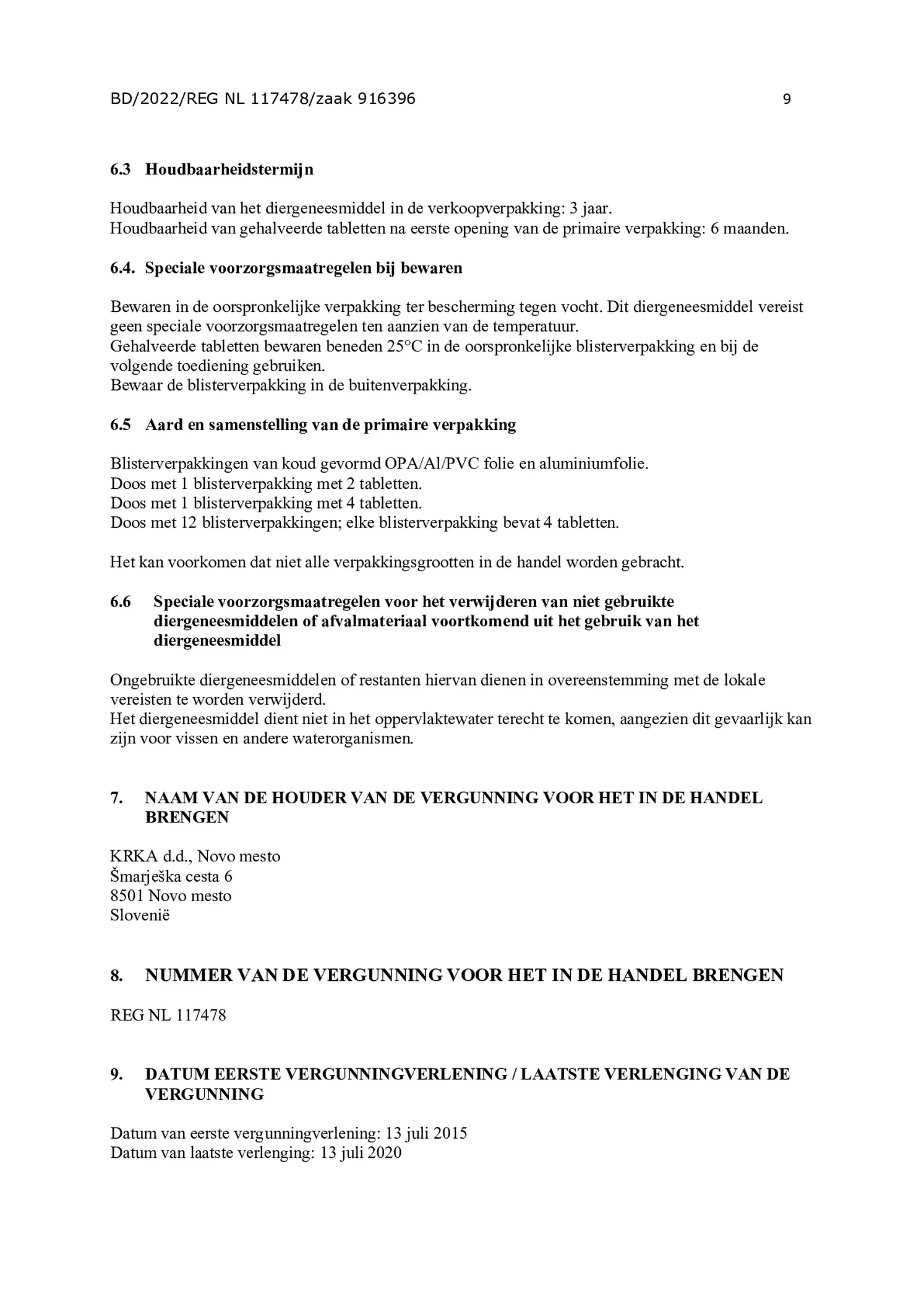 Milquestra Ontwormingsmiddel Honden 0.5 - 10KG afbeelding van document #9, bijsluiter
