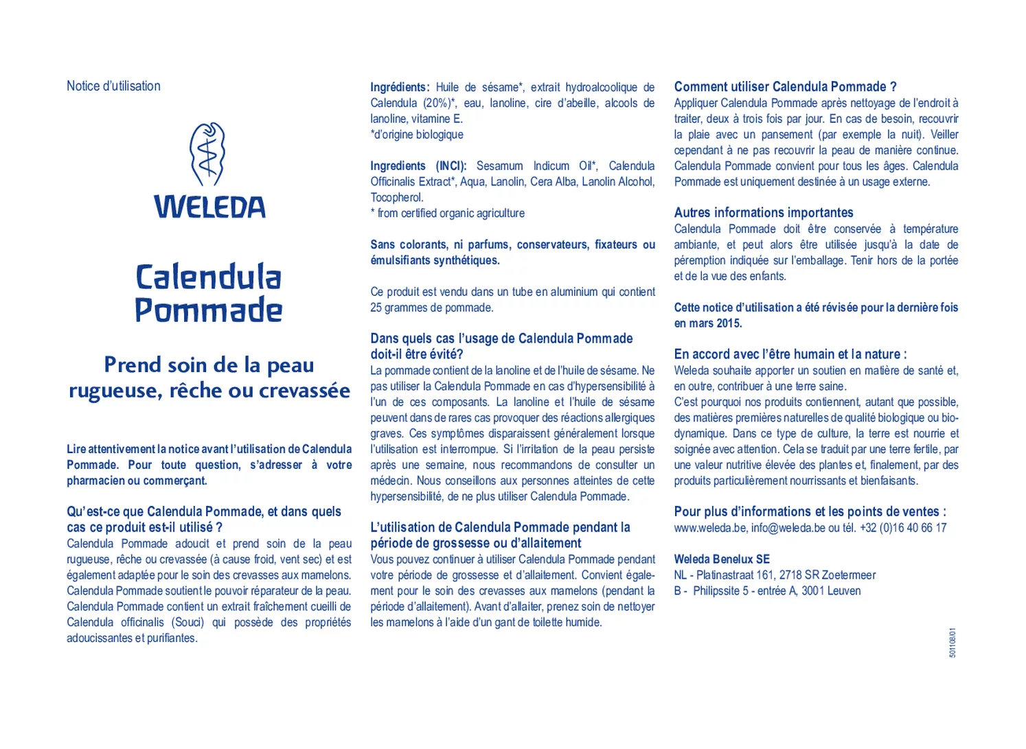 Eerste hulp kit voor de huid afbeelding van document #8, gebruiksaanwijzing