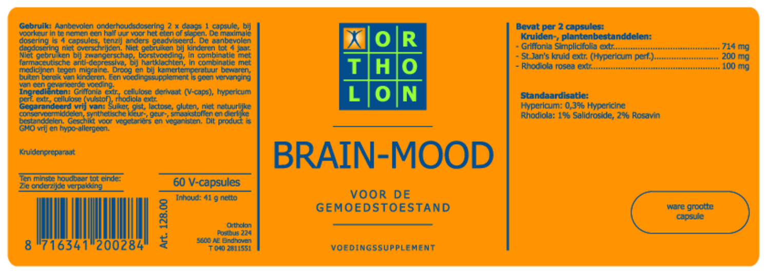 Brain Mood Capsules afbeelding van document #1, etiket