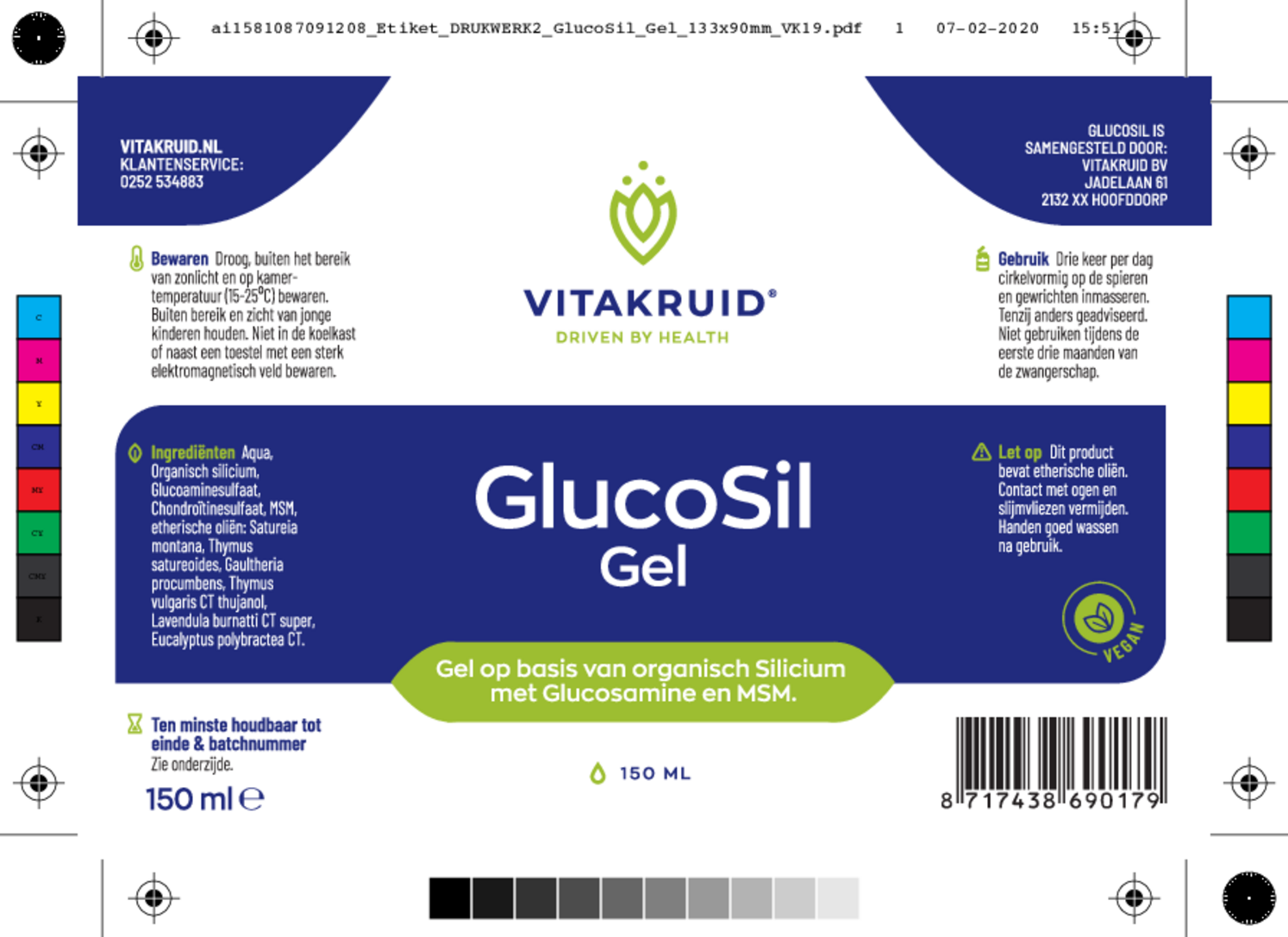 Glucosil Gel afbeelding van document #1, etiket