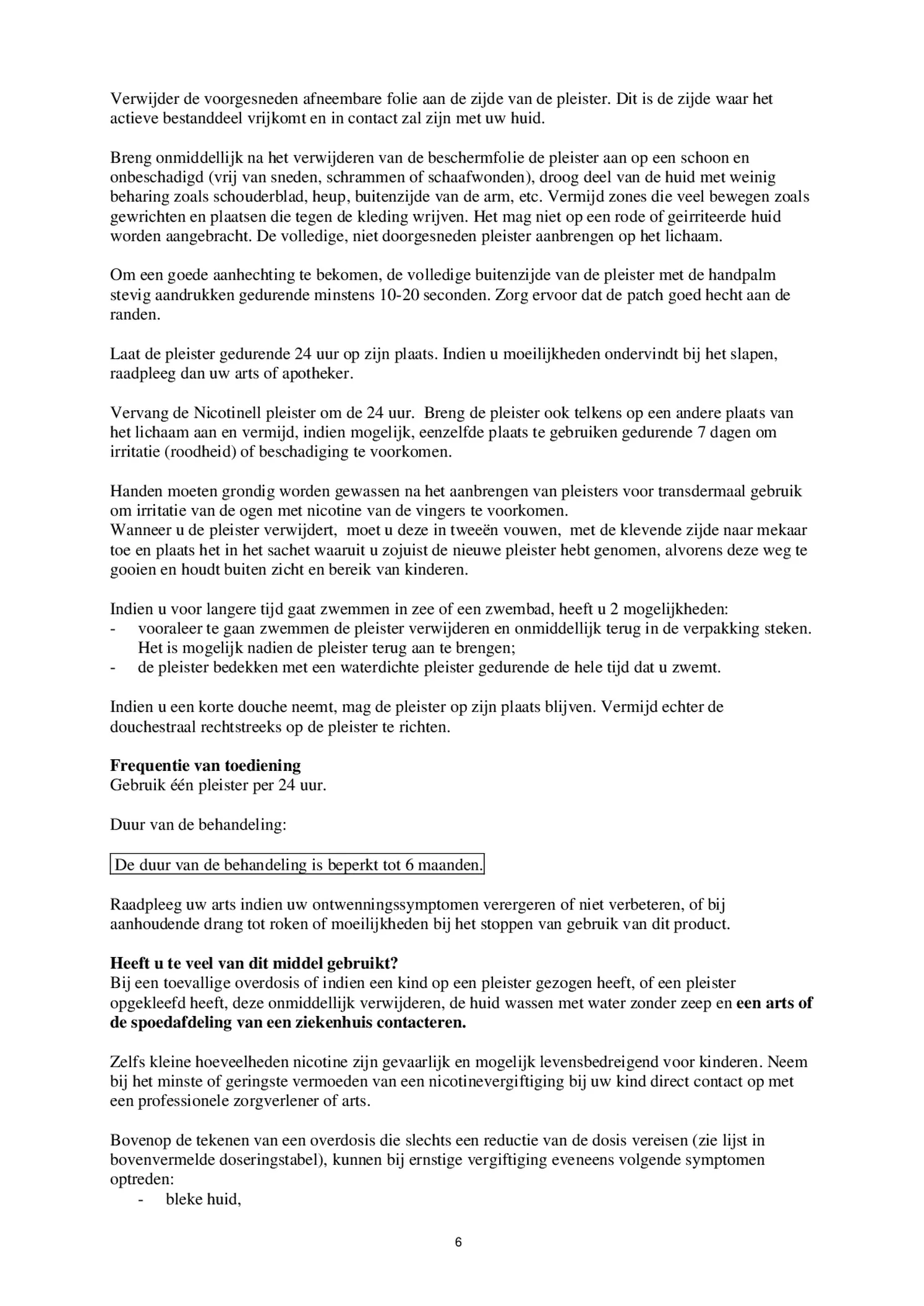 Pleisters 7 mg - voor stoppen met roken afbeelding van document #6, bijsluiter