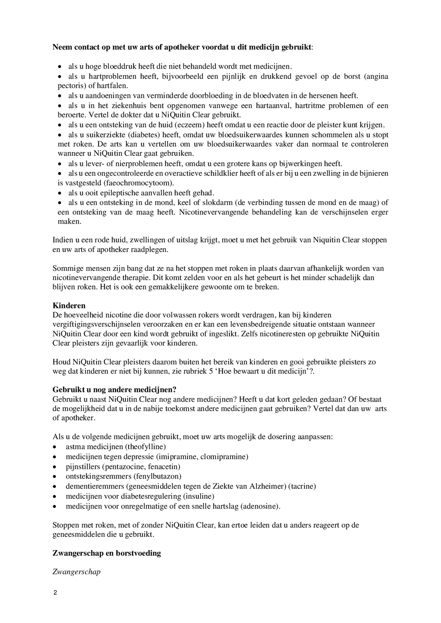 Clear Pleisters 14mg Stap 2 afbeelding van document #2, bijsluiter