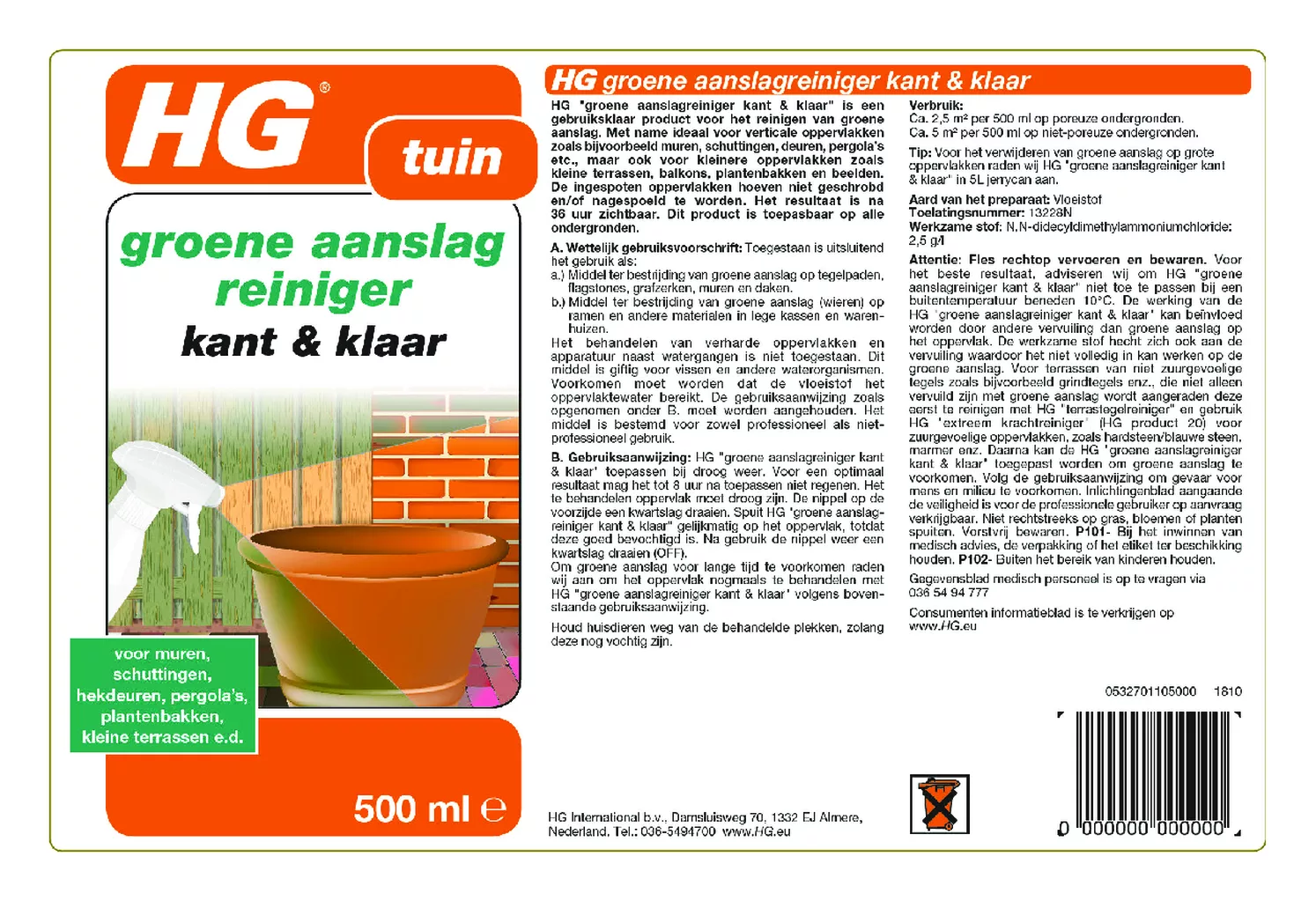Groene Aanslag Reiniger Kant & Klaar afbeelding van document #1, etiket