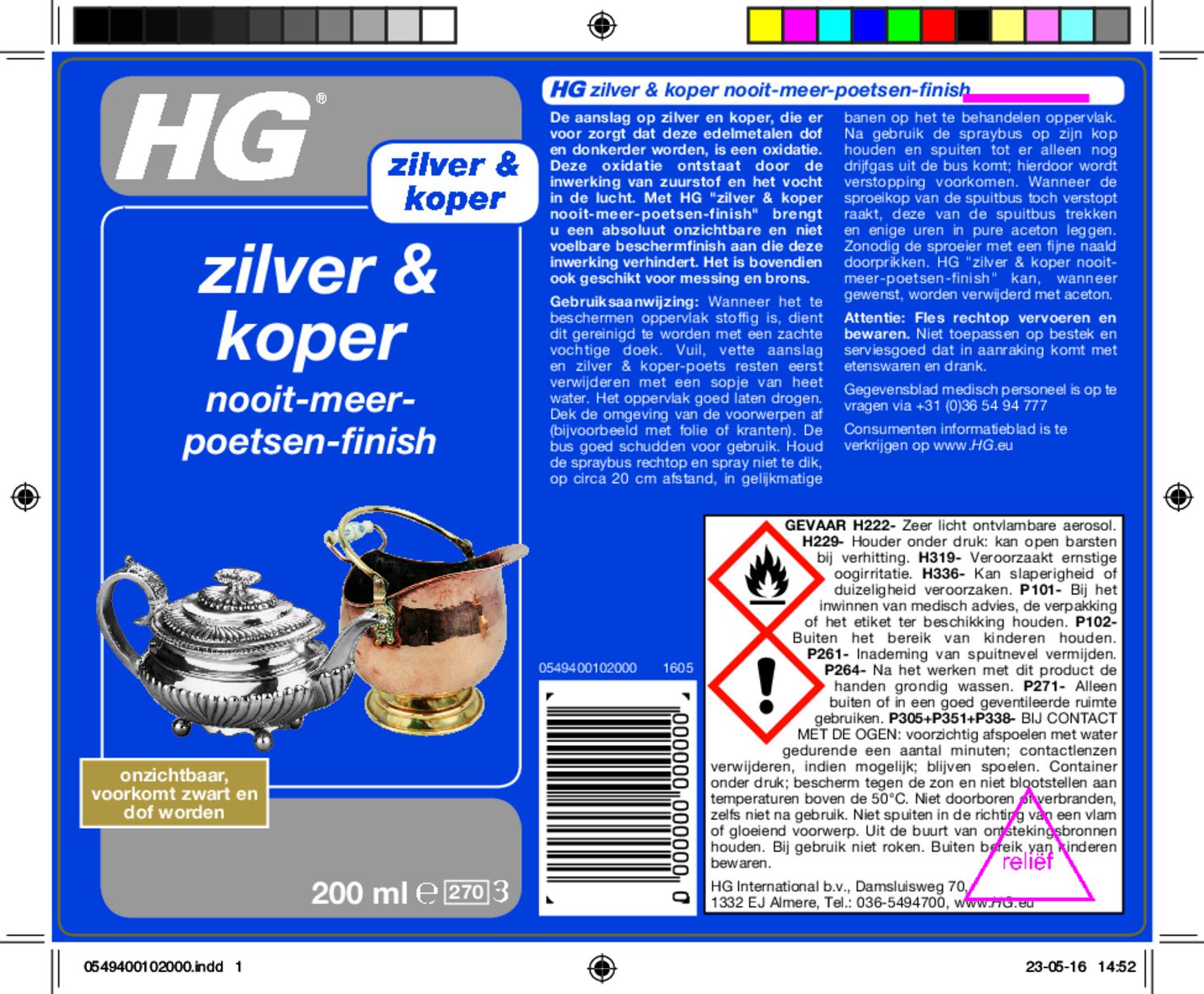 Zilver & Koper Beschermer afbeelding van document #1, etiket