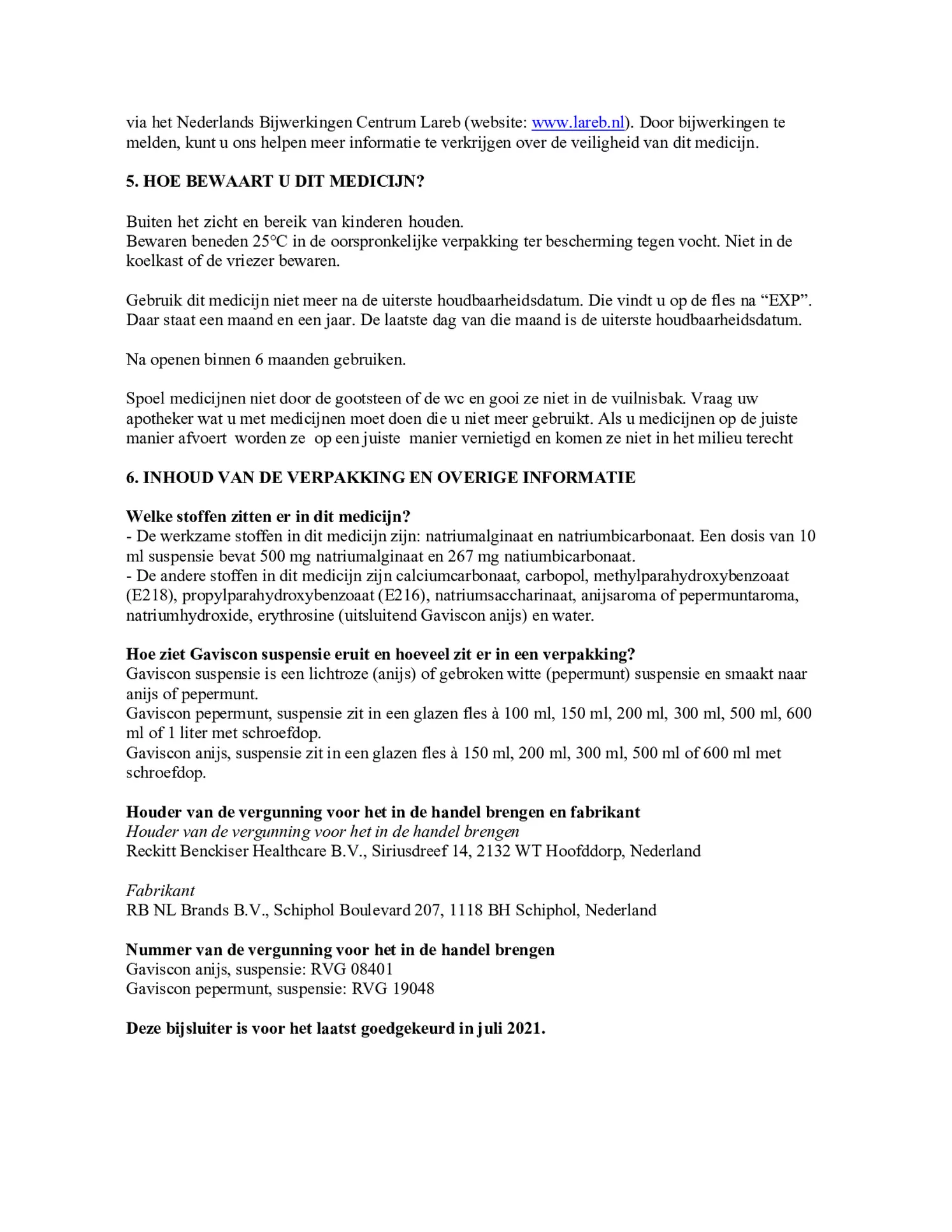 Suspensie Anijs afbeelding van document #4, bijsluiter