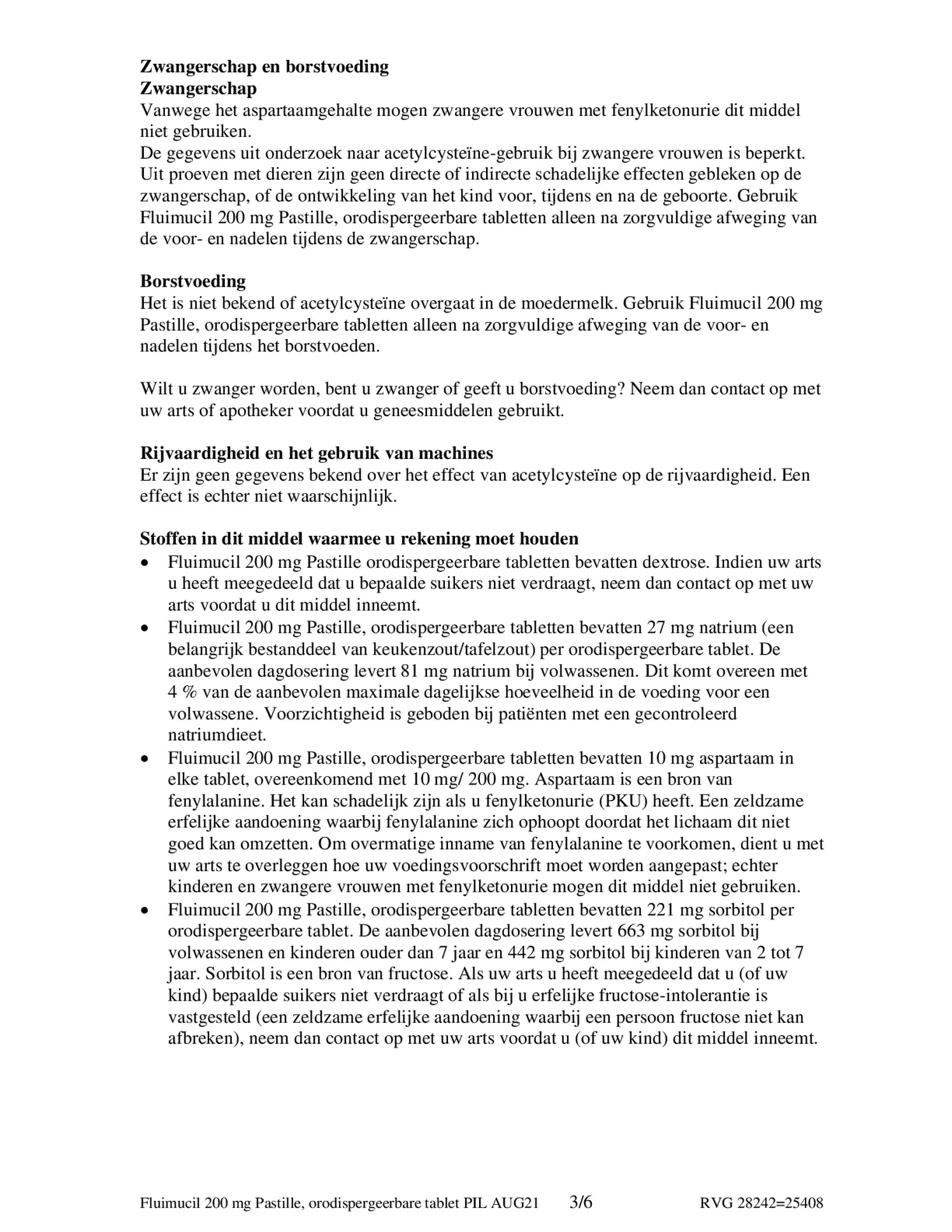 Pastille 200mg Zuigtabletten afbeelding van document #3, bijsluiter