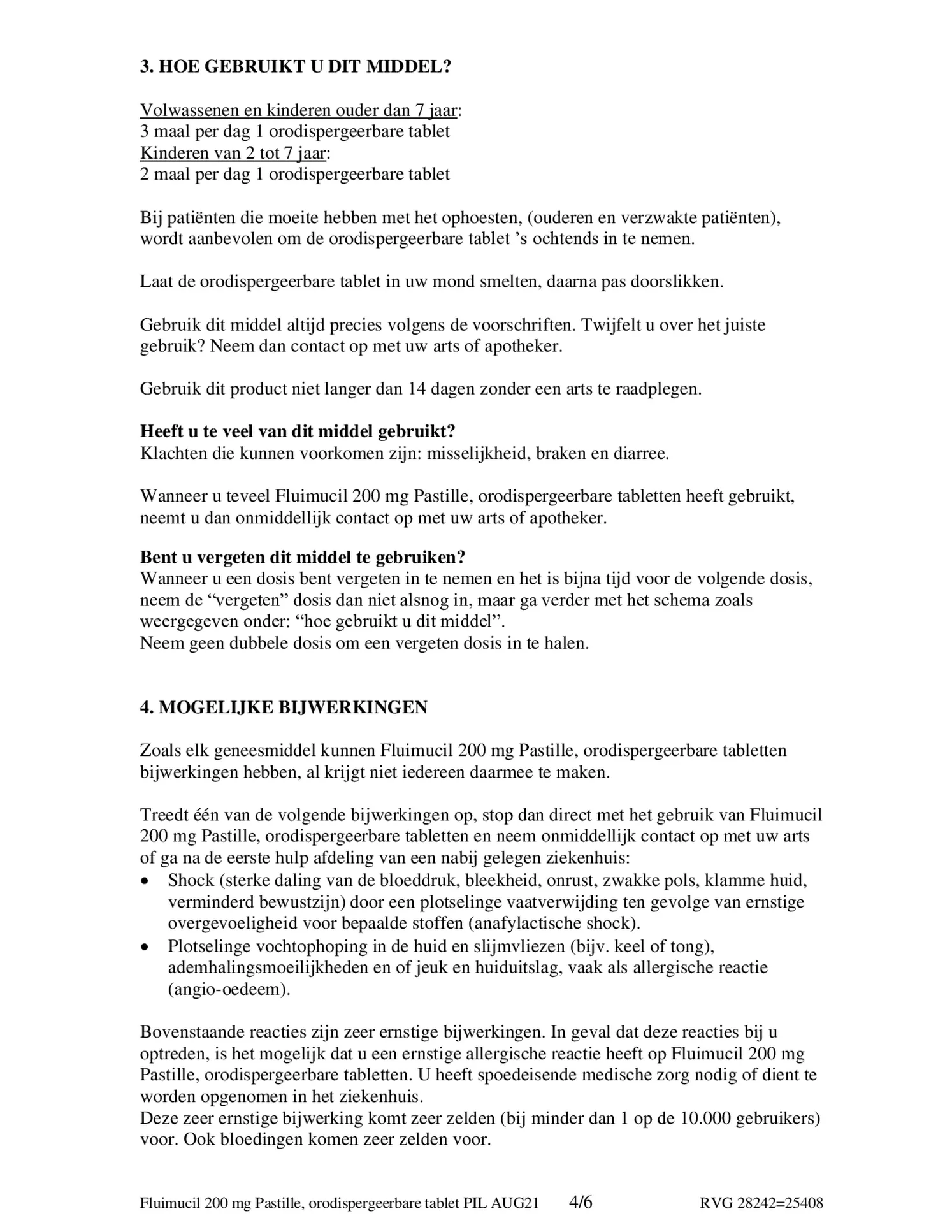 Pastille 200mg Zuigtabletten afbeelding van document #4, bijsluiter
