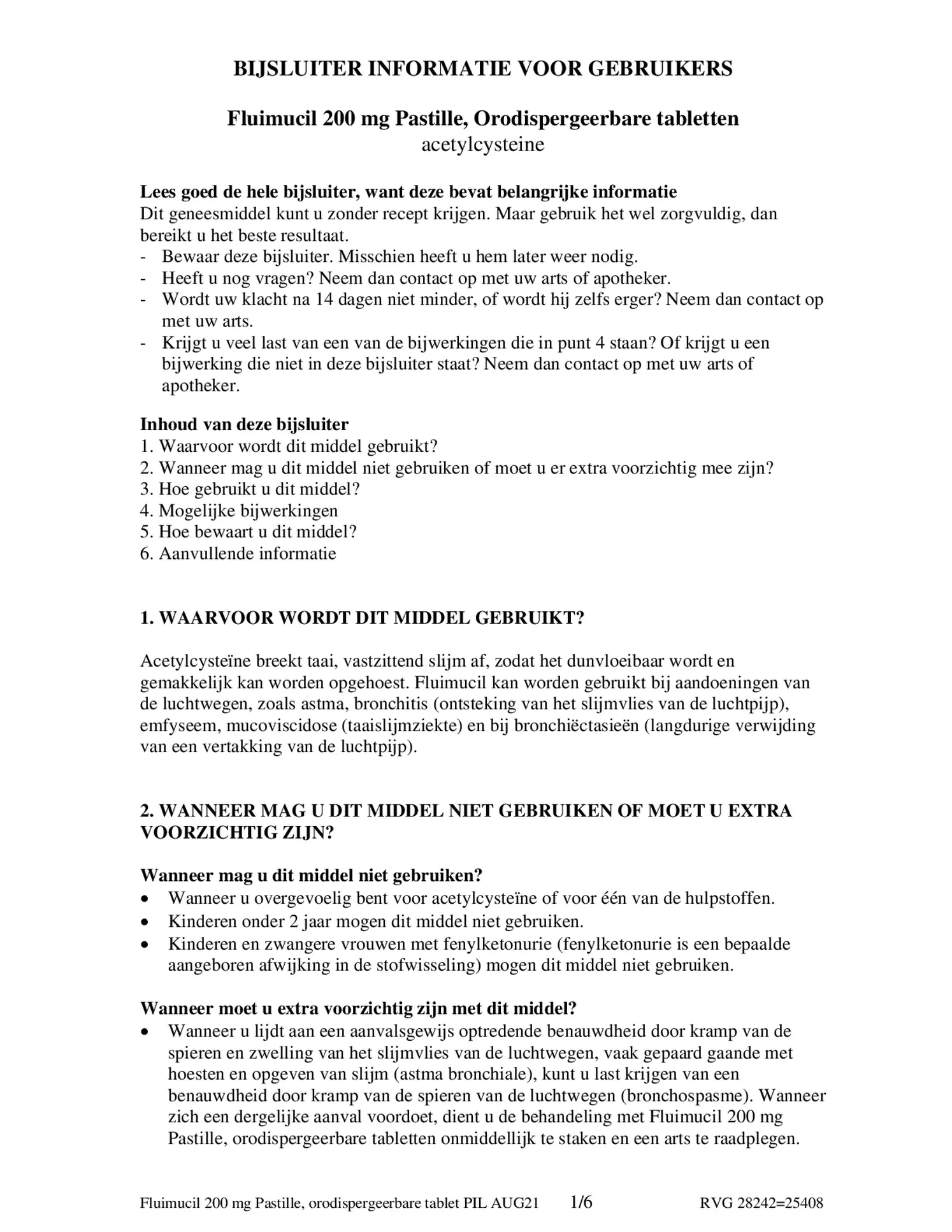 Pastille 200mg Zuigtabletten afbeelding van document #1, bijsluiter