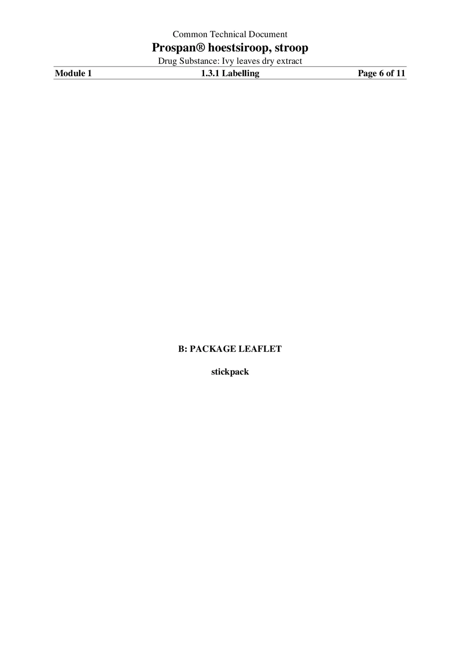 Hoestsiroop Hedera Helix - bij vastzittende hoest en kriebelhoest afbeelding van document #6, bijsluiter