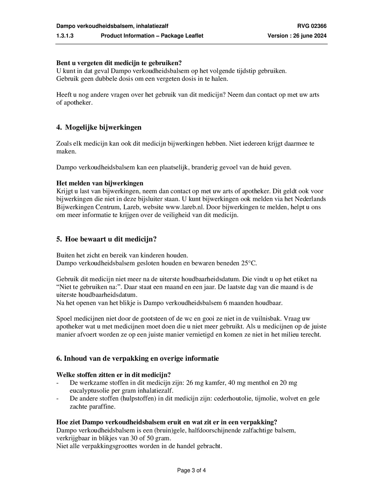 Verkoudheidsbalsem afbeelding van document #3, bijsluiter