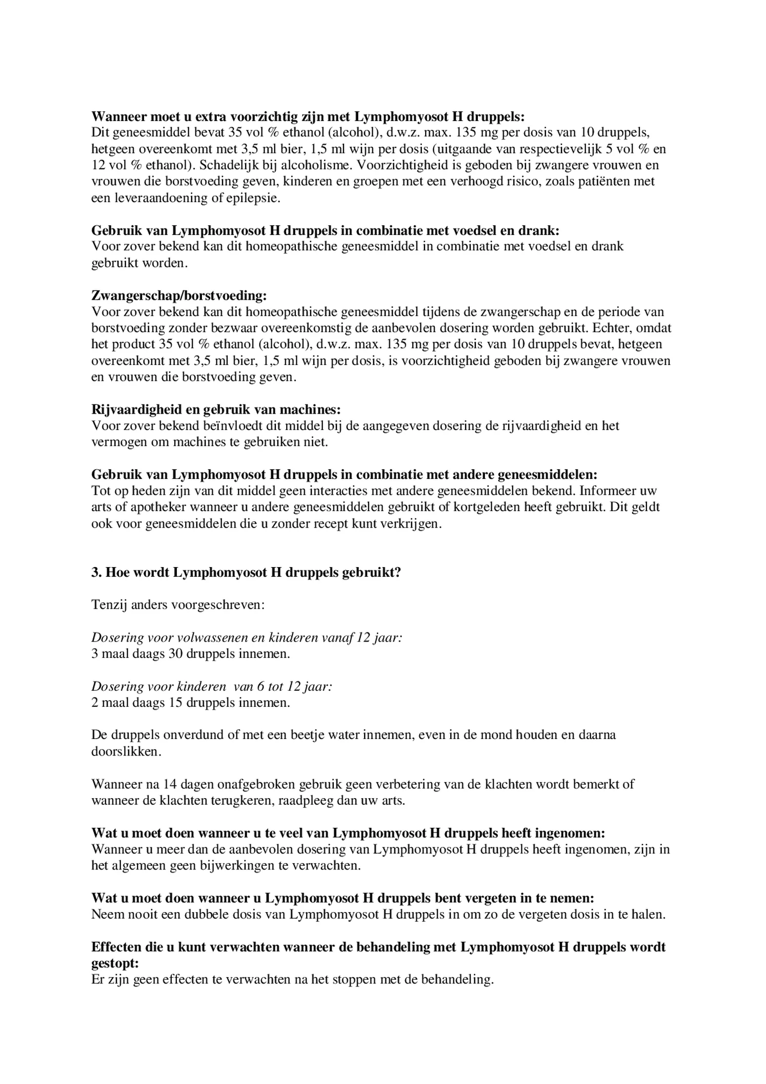 Lymphomyosot H afbeelding van document #2, bijsluiter